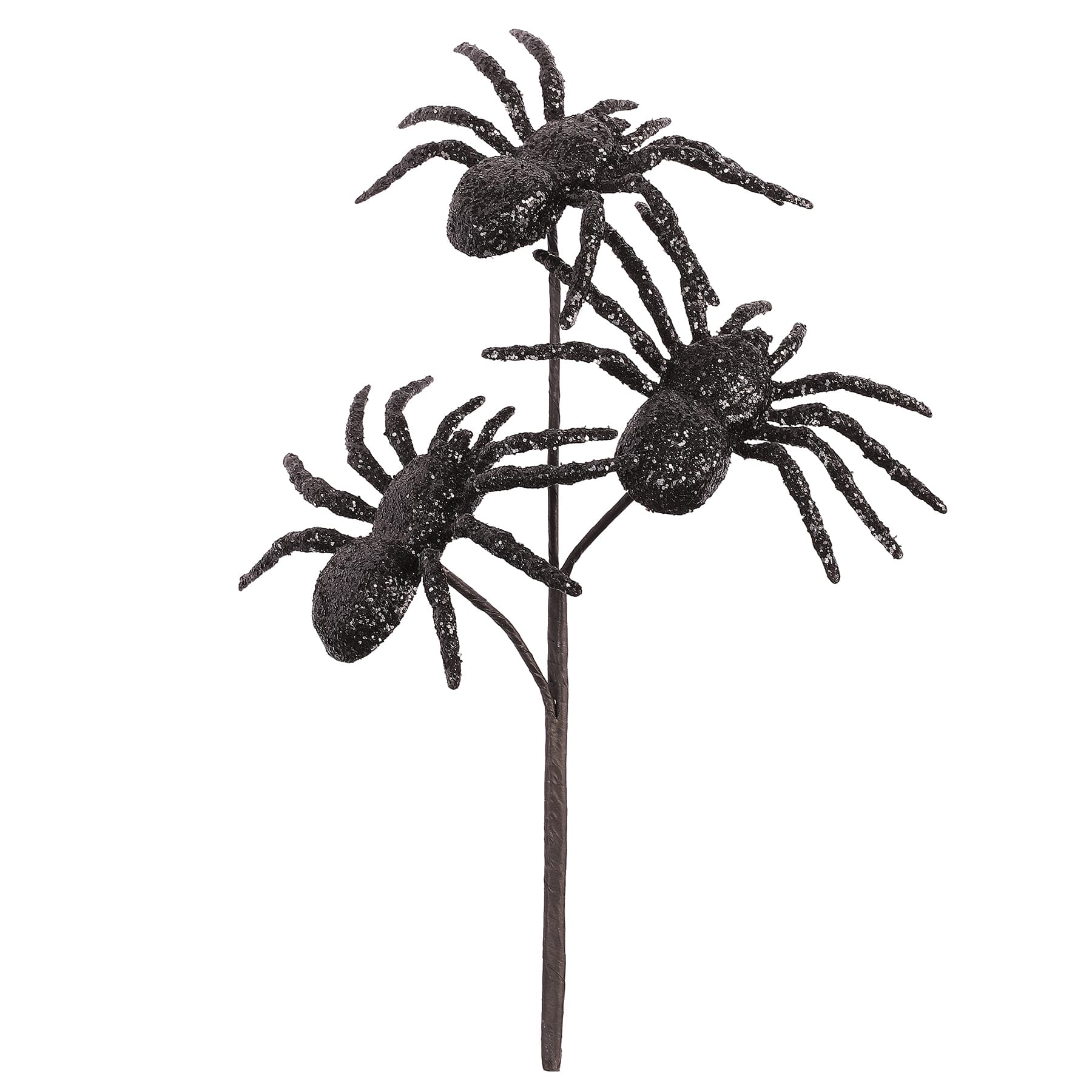 10&#x22; Black Glitter Spider Pick by Ashland&#xAE;