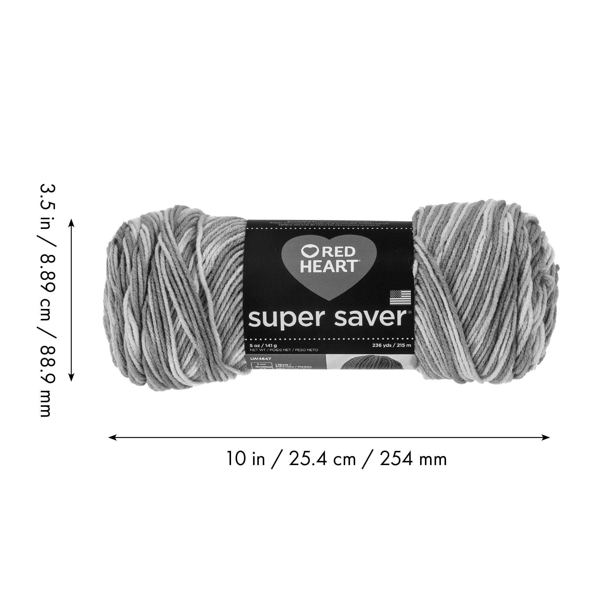 Red Heart&#xAE; Super Saver&#xAE; Prints, Multis &#x26; Flecks Yarn