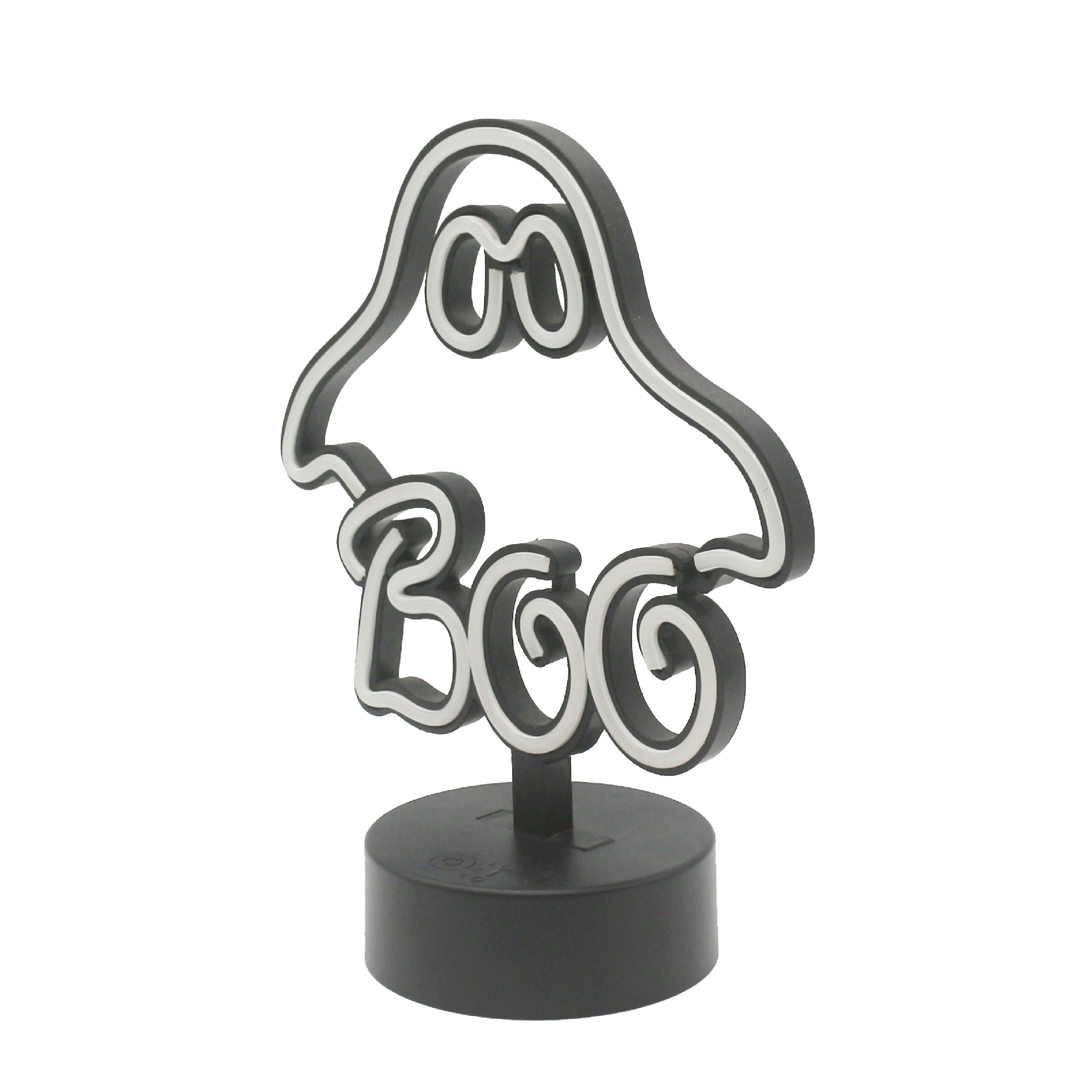 9.25&#x22; Neon BOO Ghost Light by Ashland&#xAE;