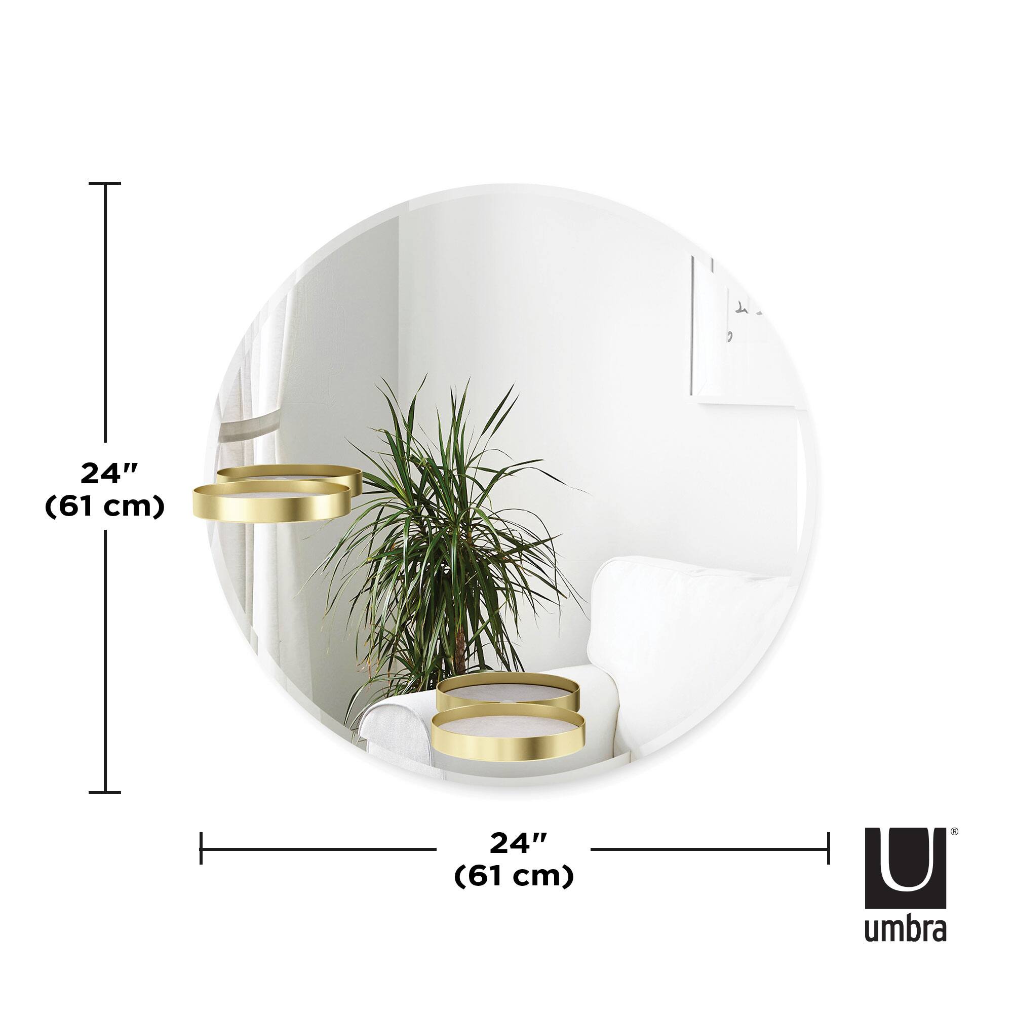 Umbra 24&#x22; Perch Round Wall Mirror
