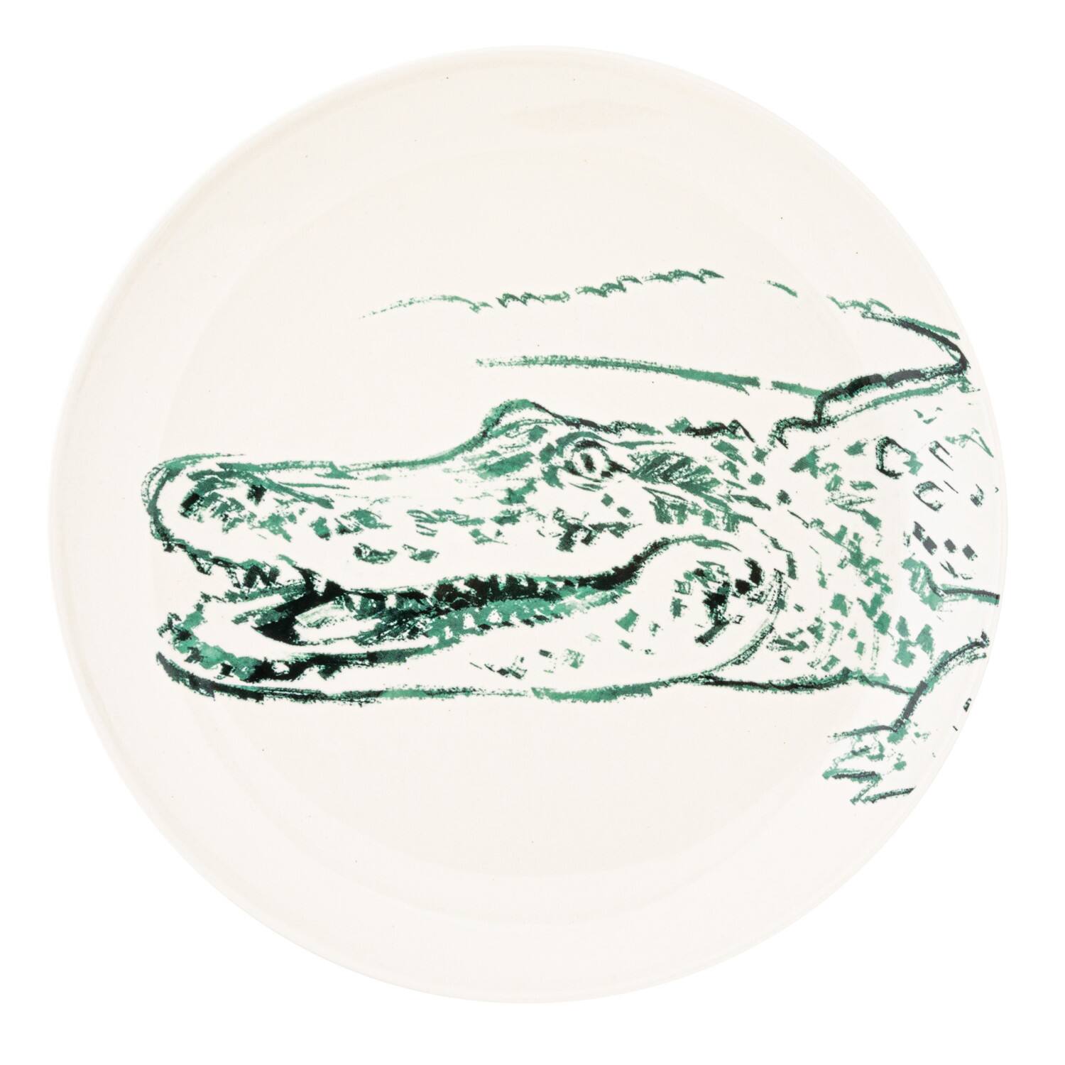 Hello Honey® 10.5" Animal & Flower Stoneware Dinner Plate Set