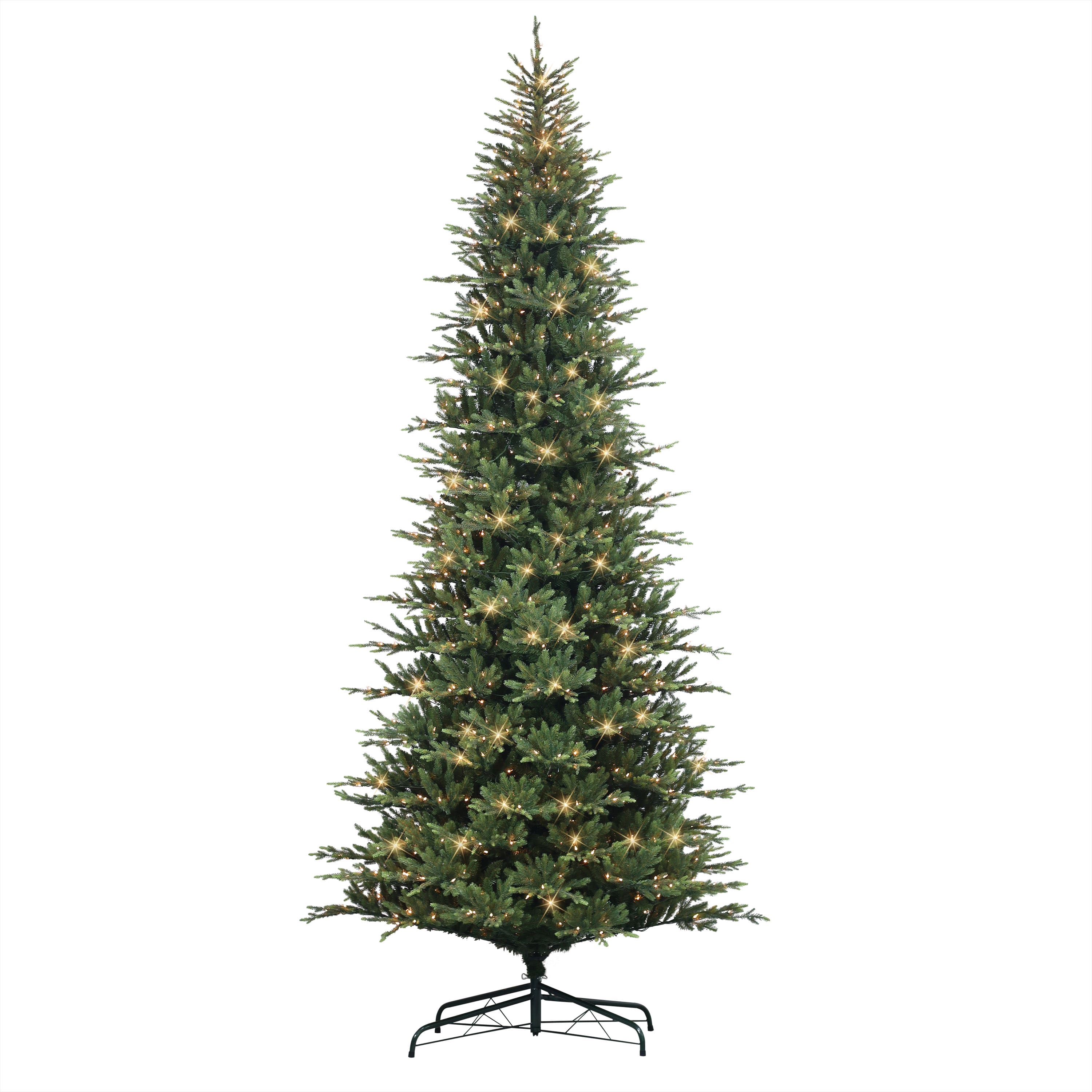 12ft. Pre-Lit Slim Balsam Artificial Fir Tree, Clear Lights