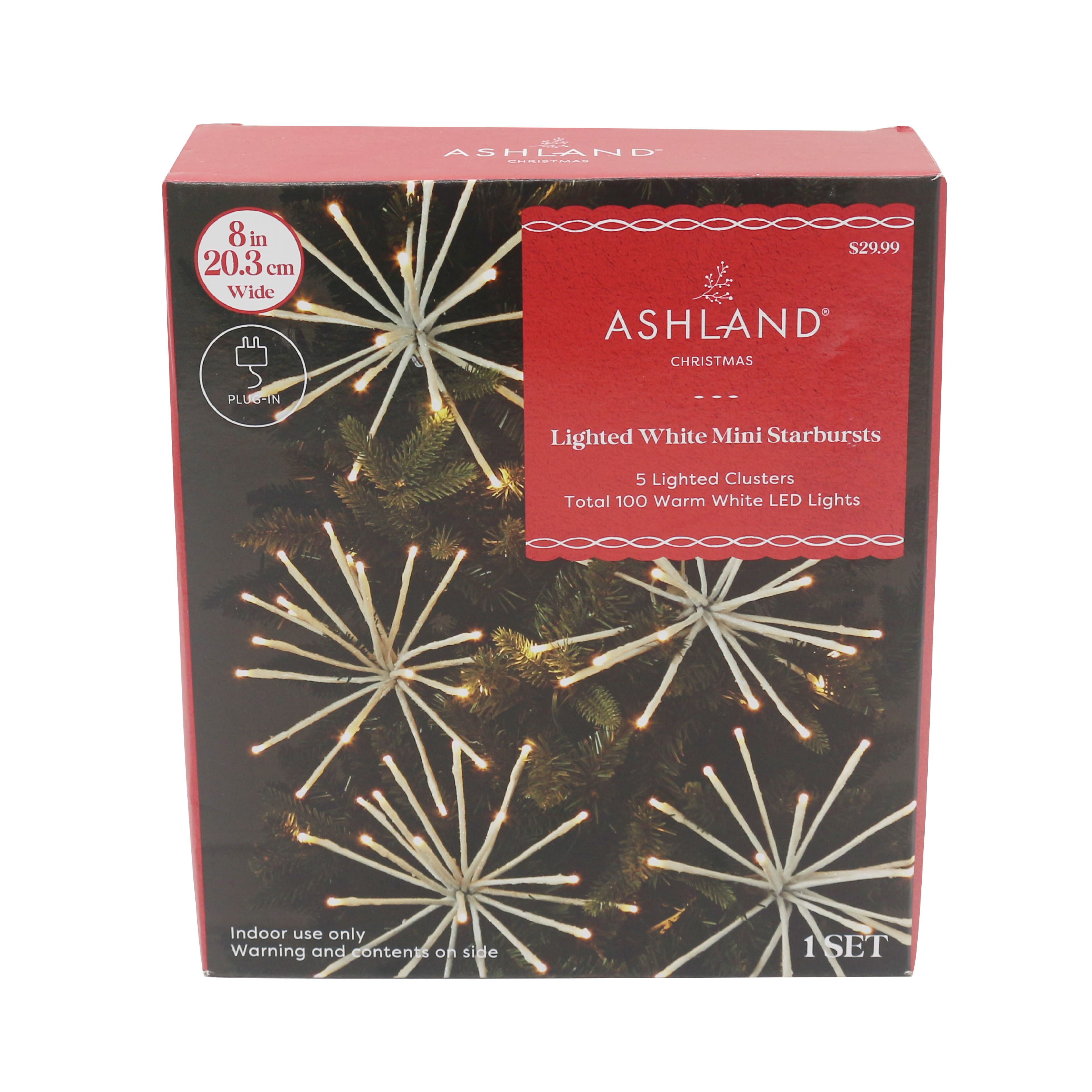 5ct. Mini Starbursts with Warm White LED Lights by Ashland&#xAE;