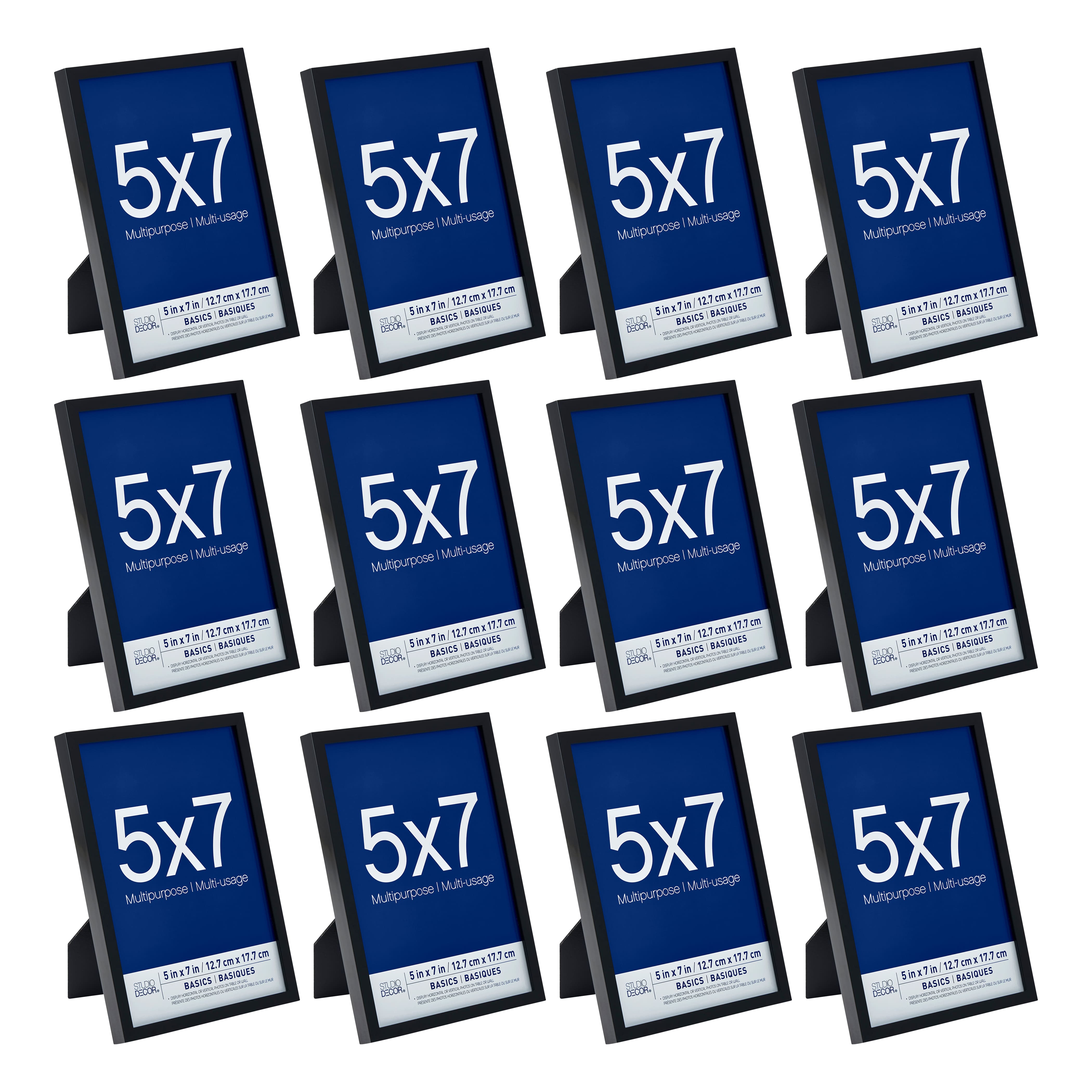 12 Pack: Black Multipurpose Frame, Basics by Studio D&#xE9;cor&#xAE;