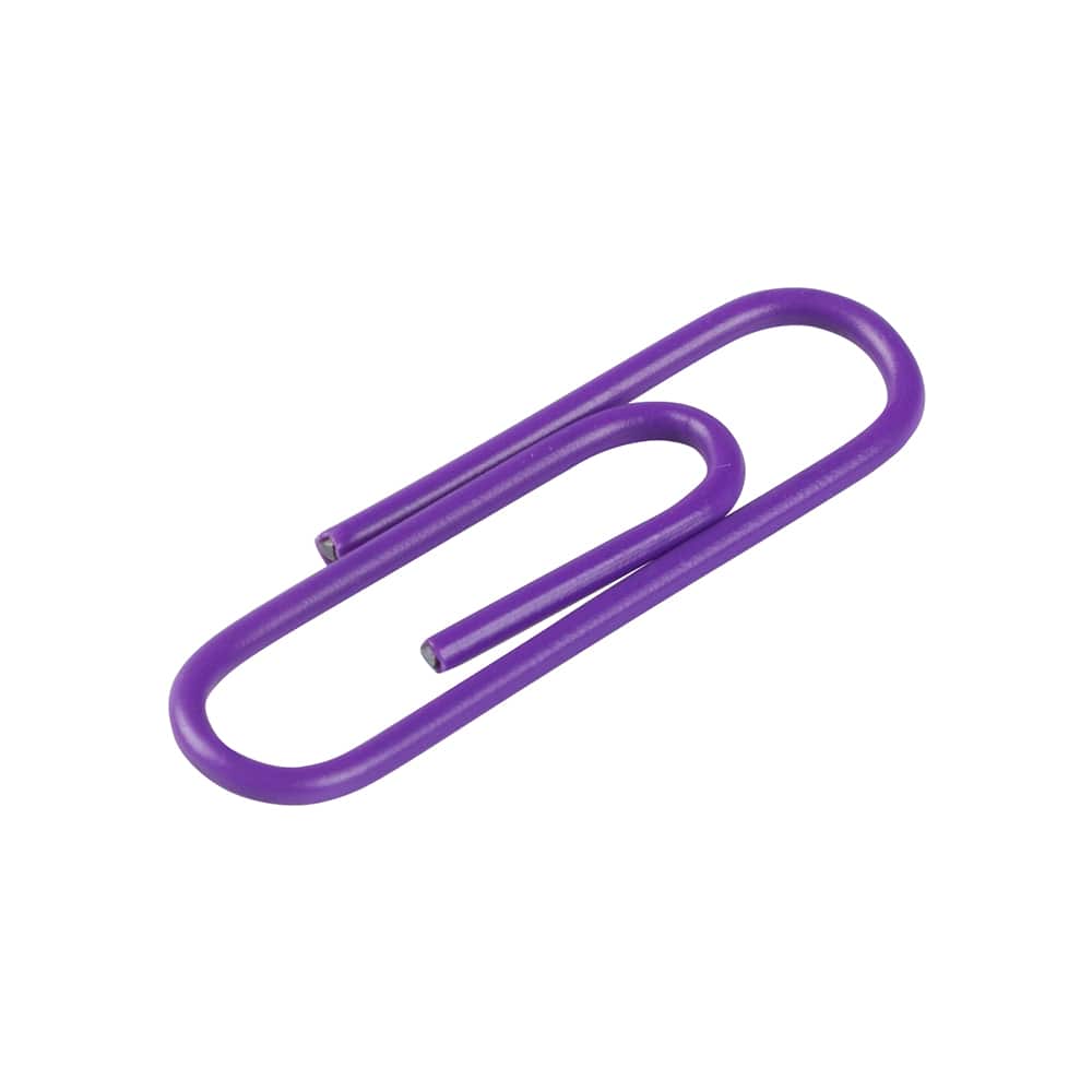 JAM Paper 1&#x22; Colorful Standard Paper Clips, 2 Packs of 100