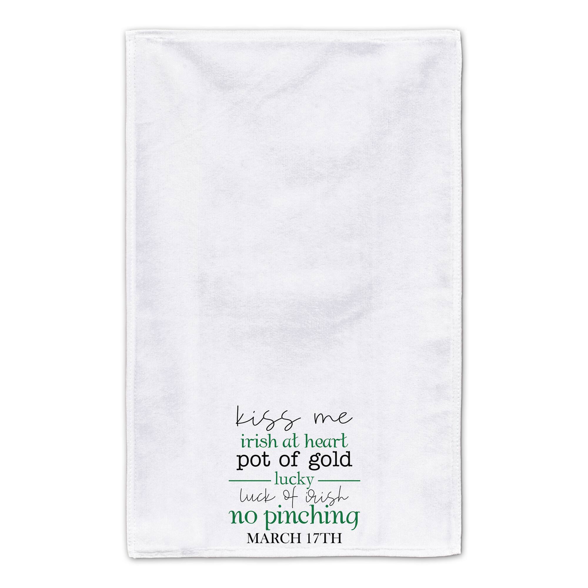 Irish St Patricks Saying Tea Towel Set of 2