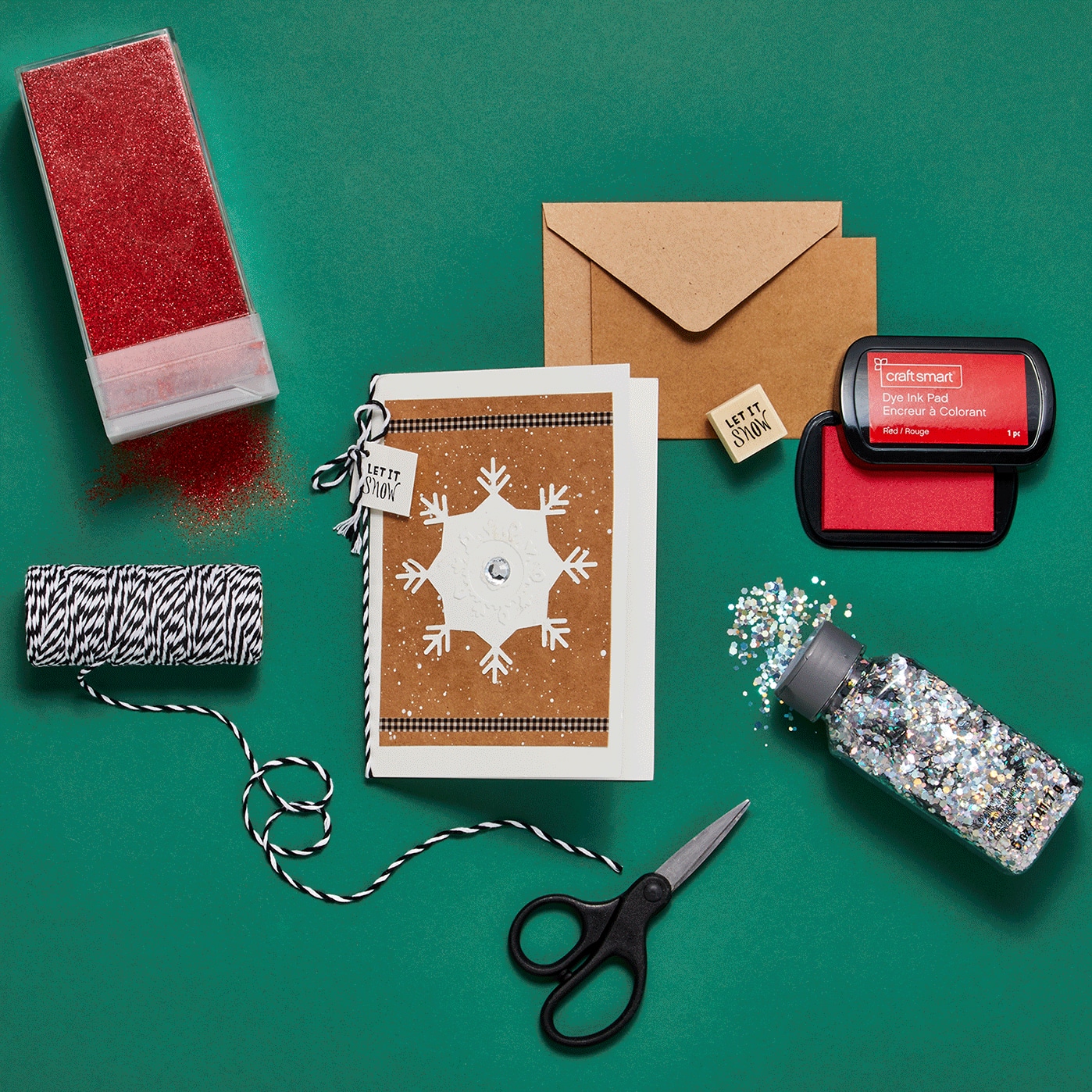 Handmade Snowflake Christmas Card