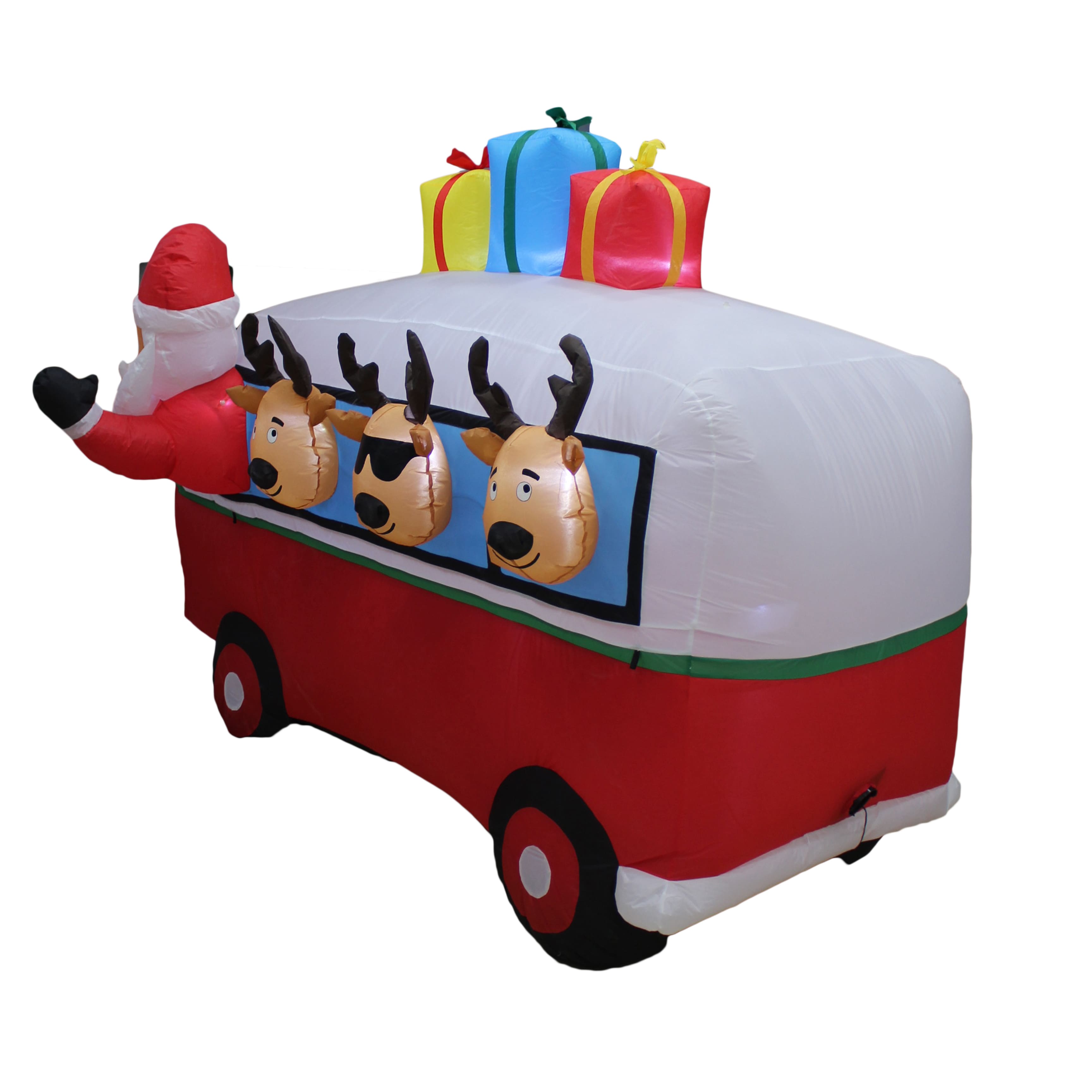 7ft. Inflatable Christmas Vintage Van