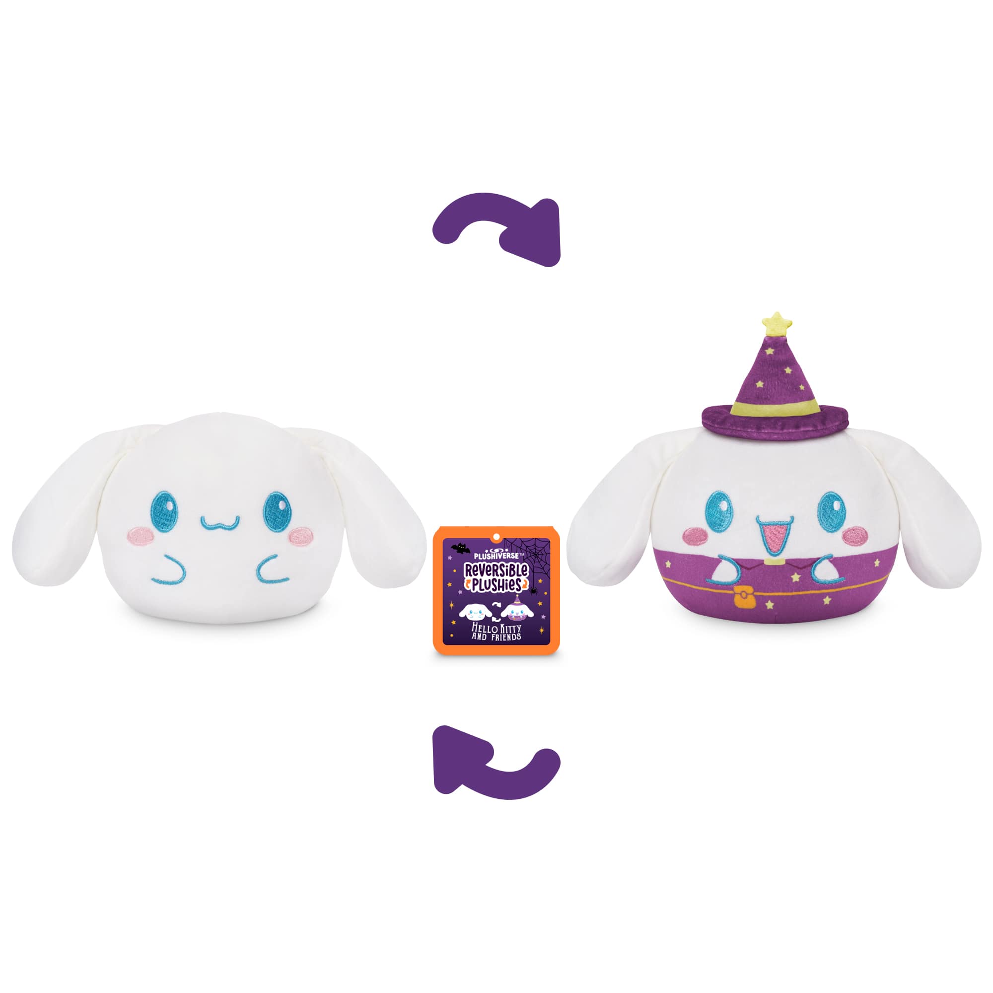 Sanrio&#xAE; 4&#x22; Halloween Cinnamoroll Reversible Plushie