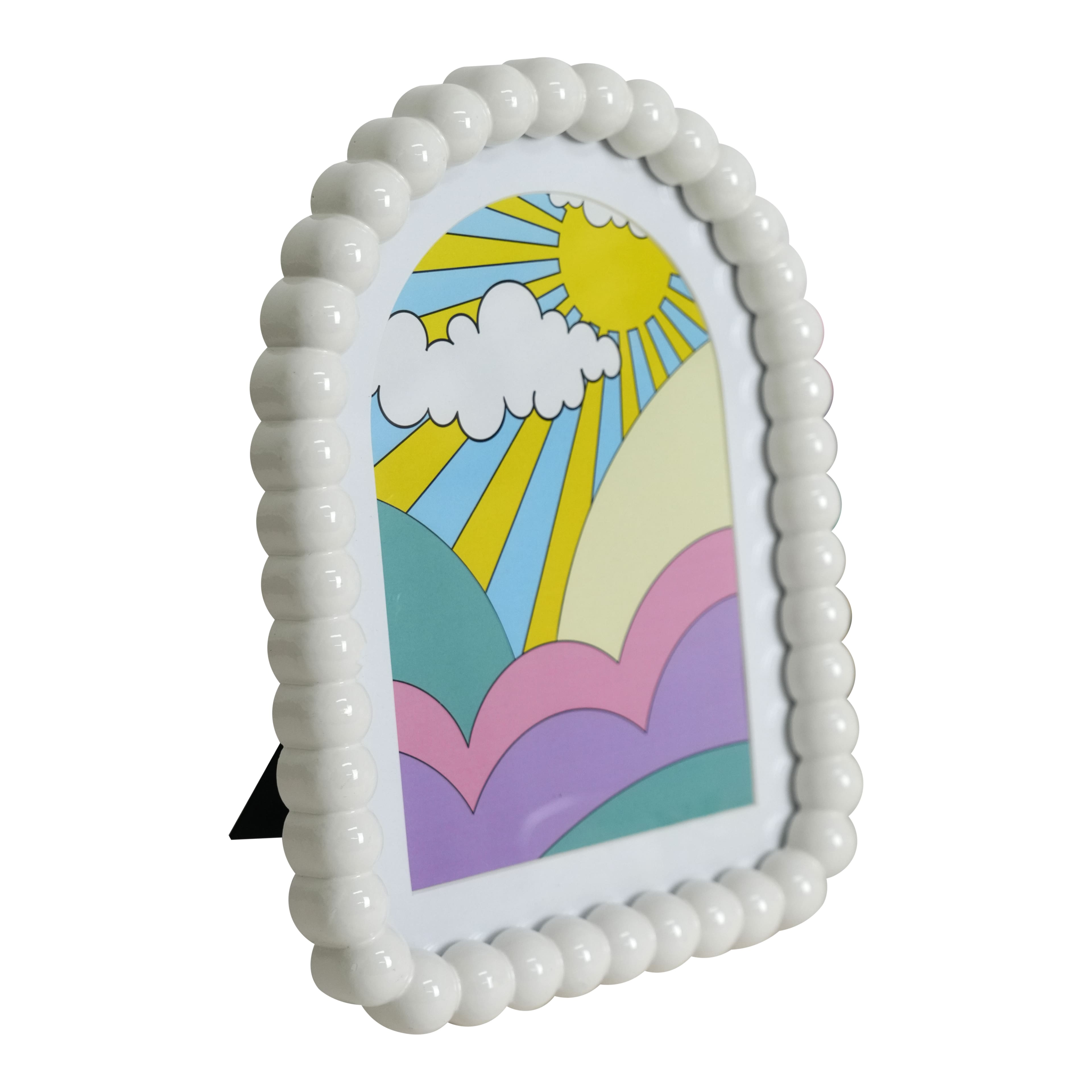 5&#x22; x 7&#x22; Beaded Arch Retro Frame with Mat by Studio D&#xE9;cor&#xAE;
