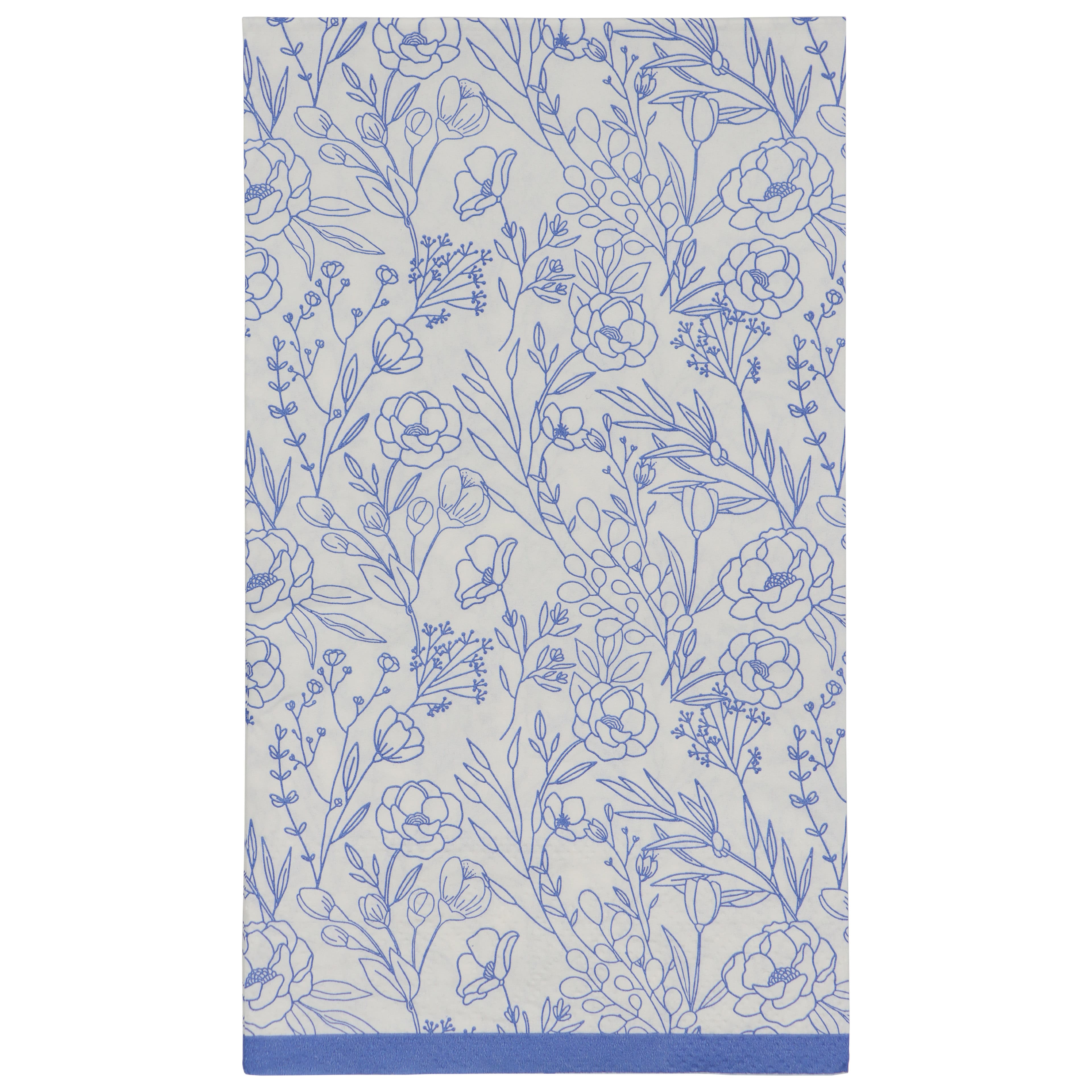 Next Chapter Blue & White Floral Paper Guest Napkins, 20ct. by Celebrate It™