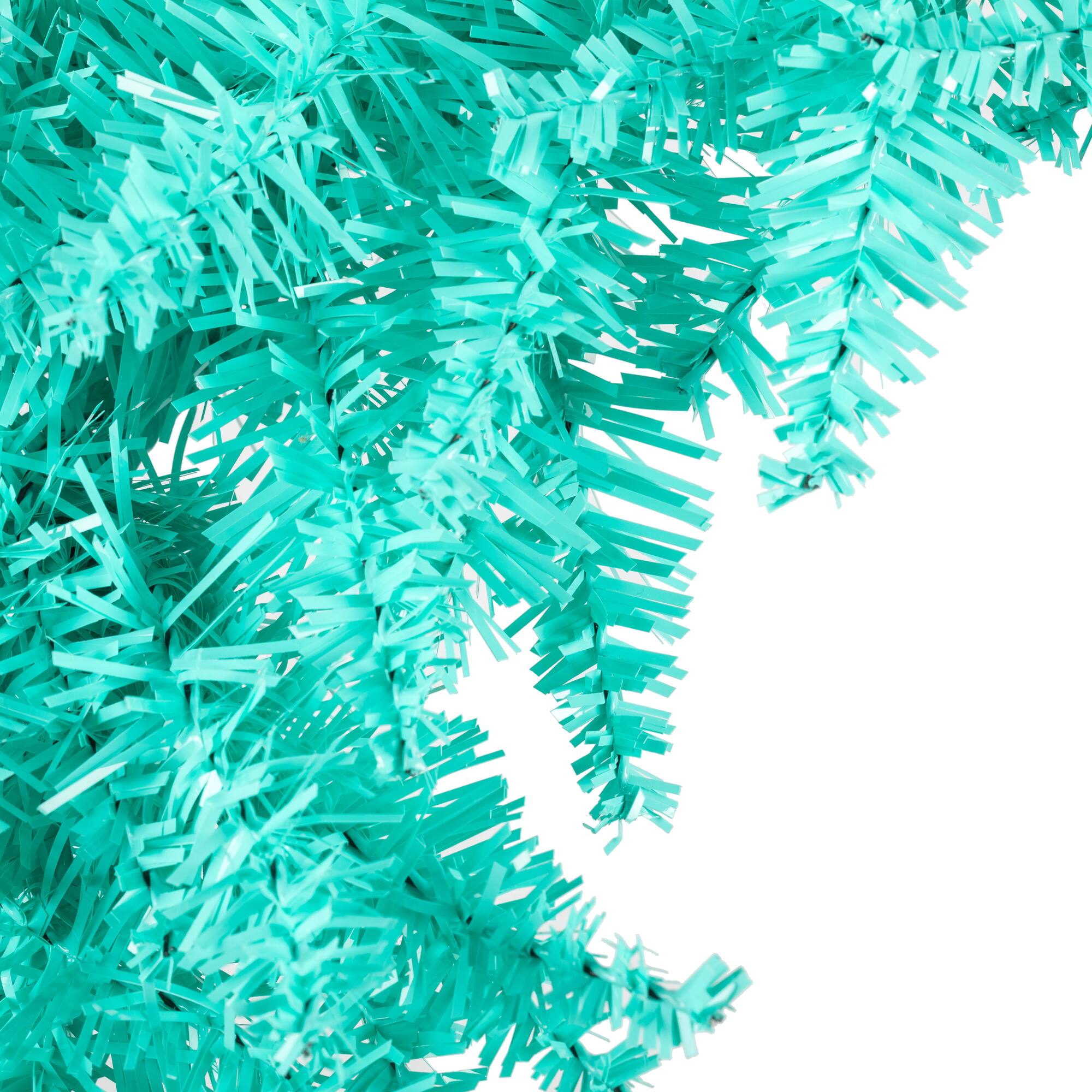 24&#x22; Unlit Aqua Fir Artificial Christmas Wreath