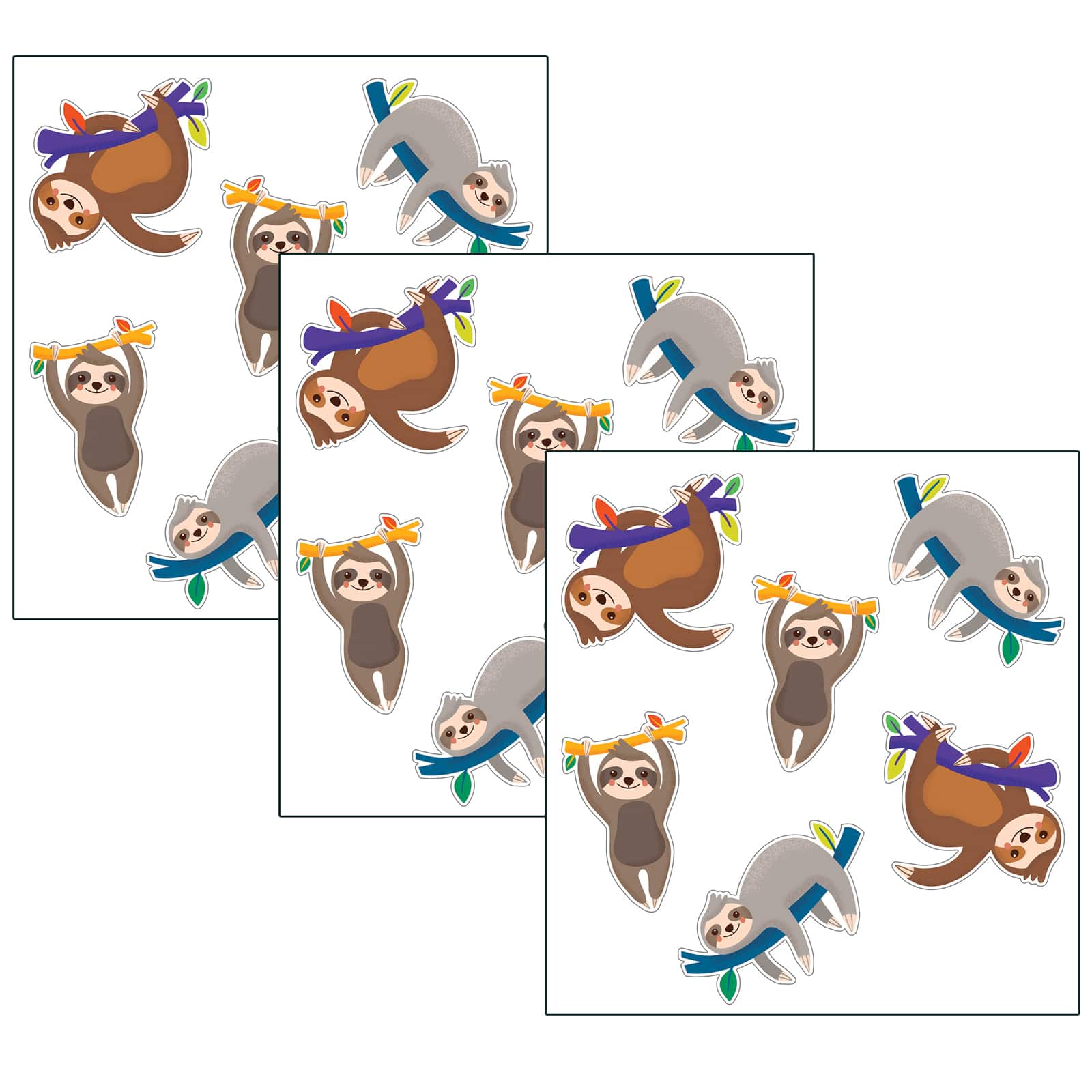 Carson Dellosa Education® One World Sloths Cut Outs 3 Packs Of 36 Michaels 