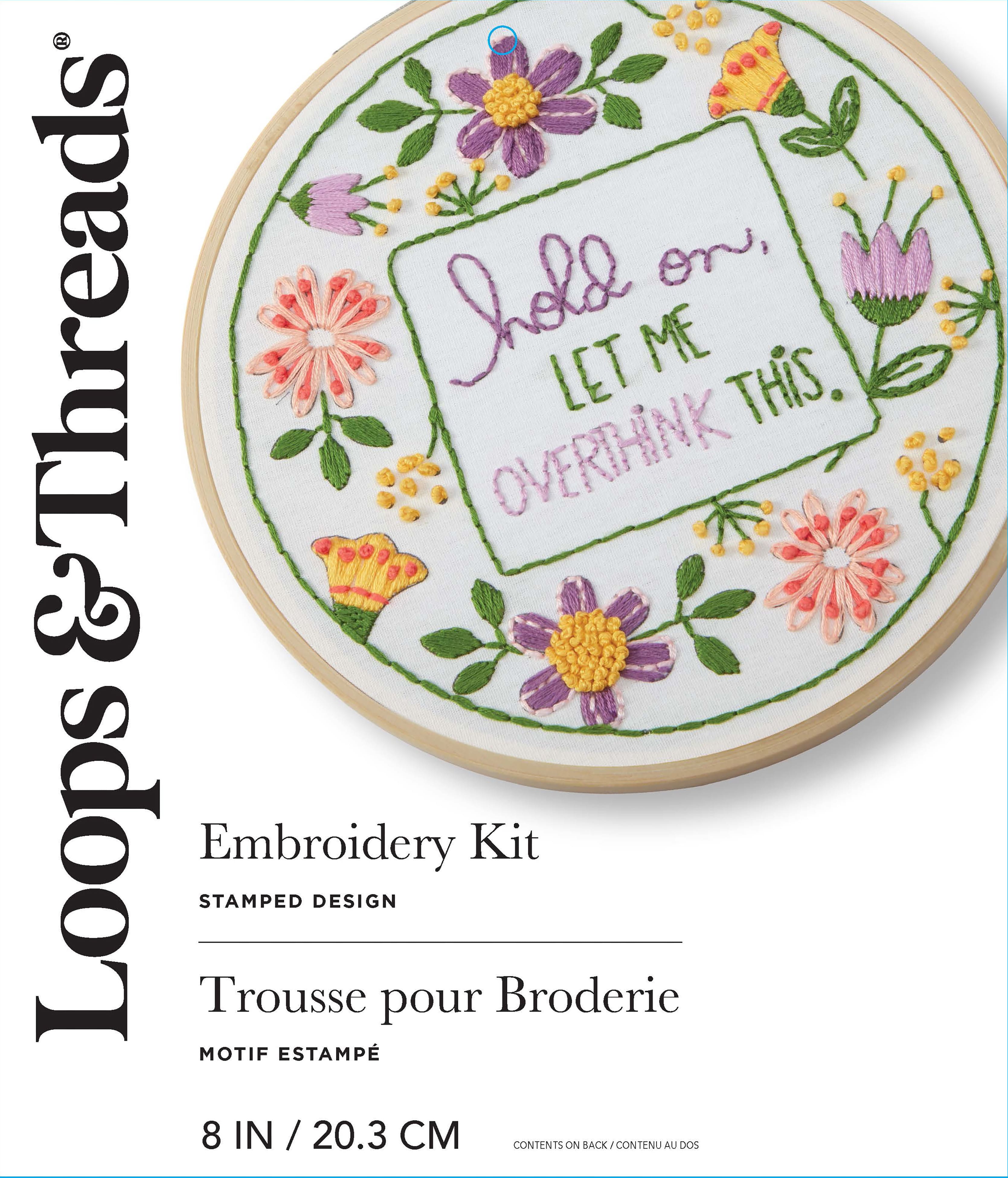 8&#x22; Overthink Embroidery Kit by Loops &#x26; Threads&#xAE;