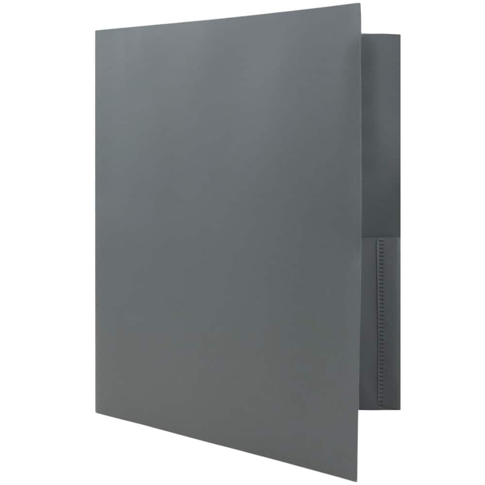 JAM Paper 9.5" x 11.5" Plastic 2 Pocket School POP Folders, 6ct.