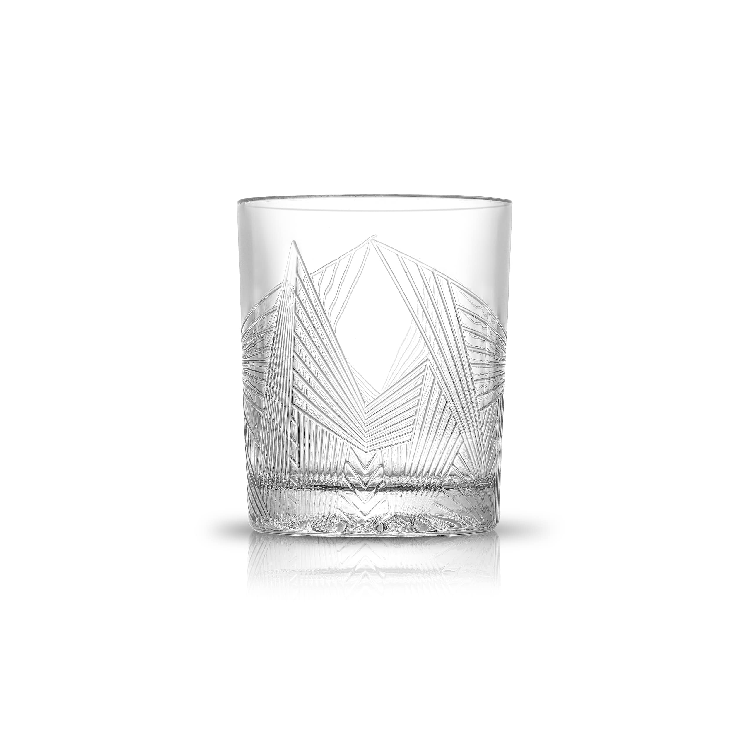 JoyJolt® 10oz. Gatsby Art Deco Whiskey Glass Set, 6ct.