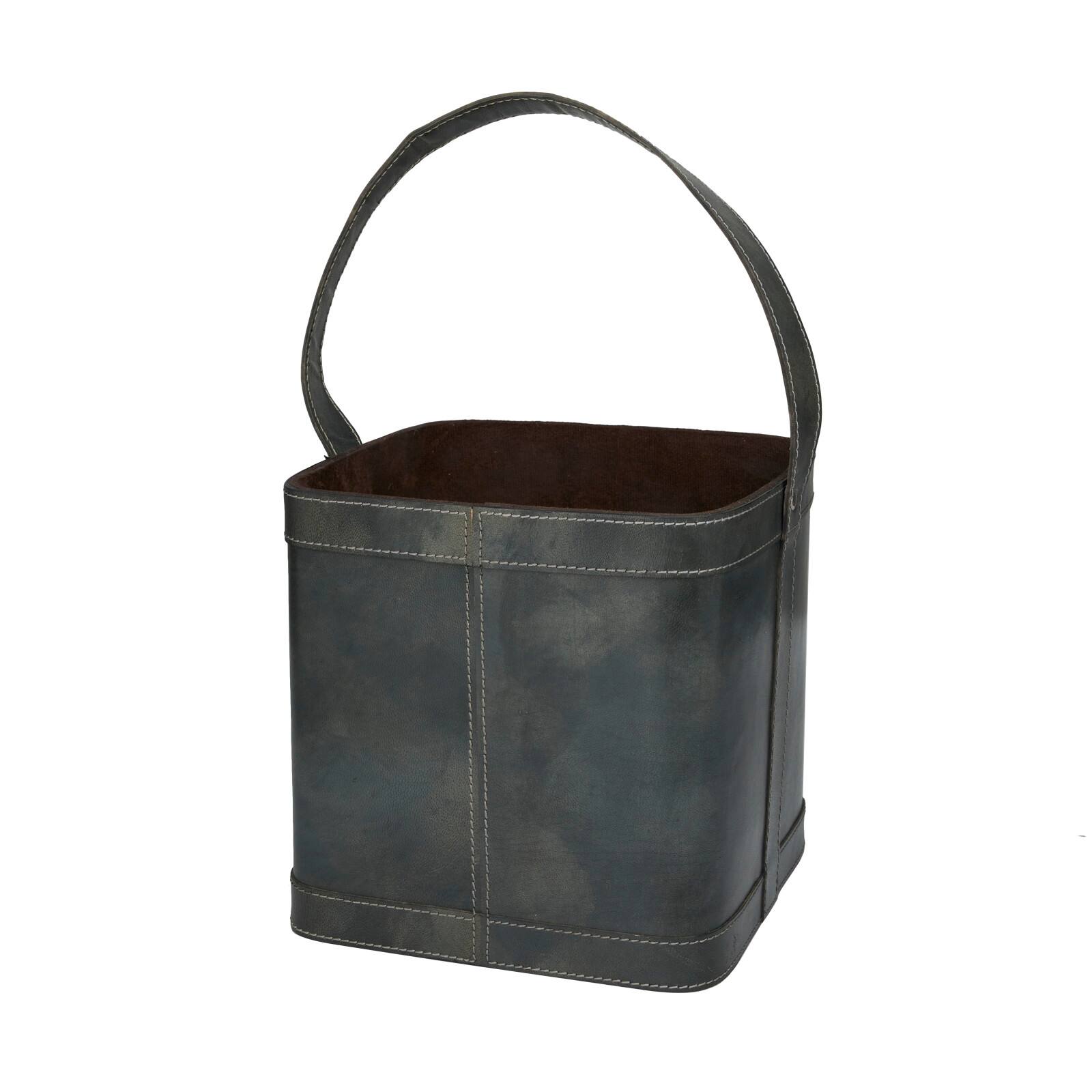 Blue Modern Wine Holder, 9" x 9" x 17"