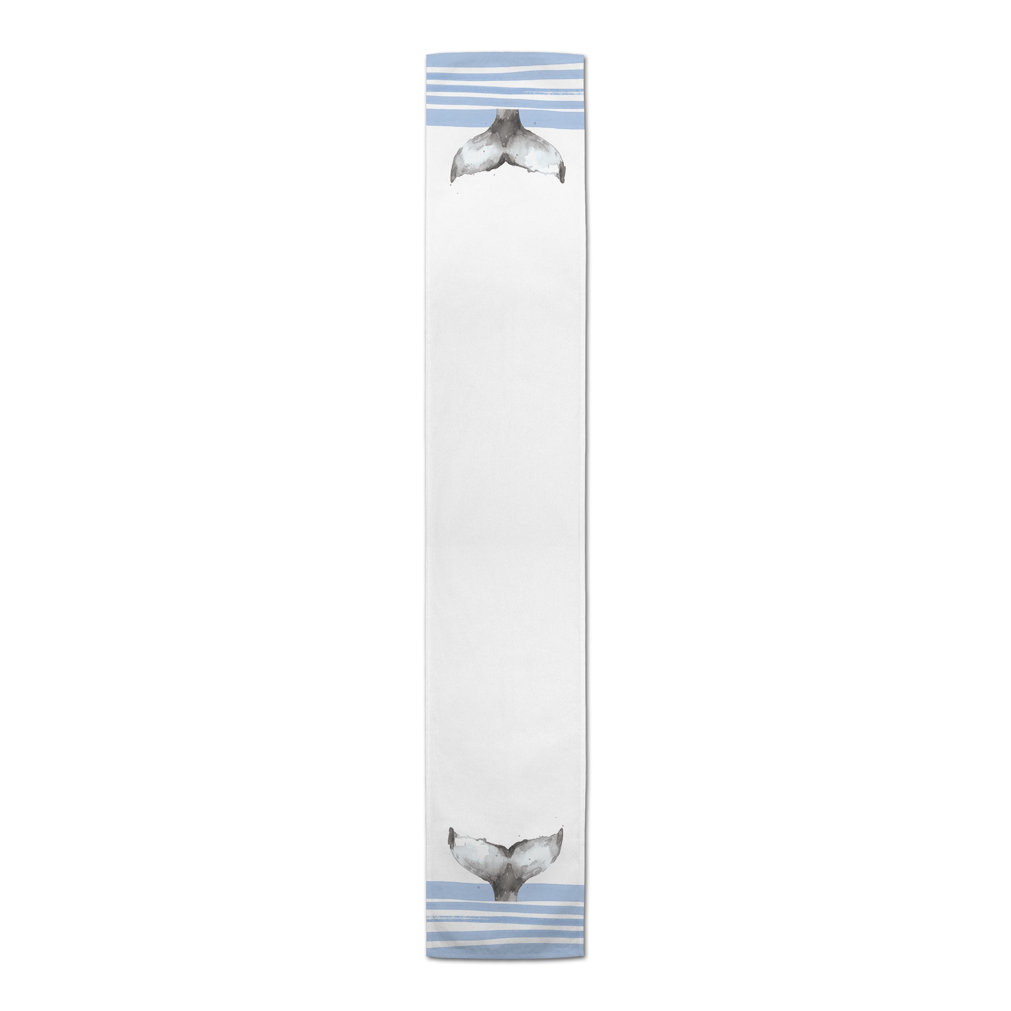 Whale Tale With Stripes Indoor/Outdoor Table Runner