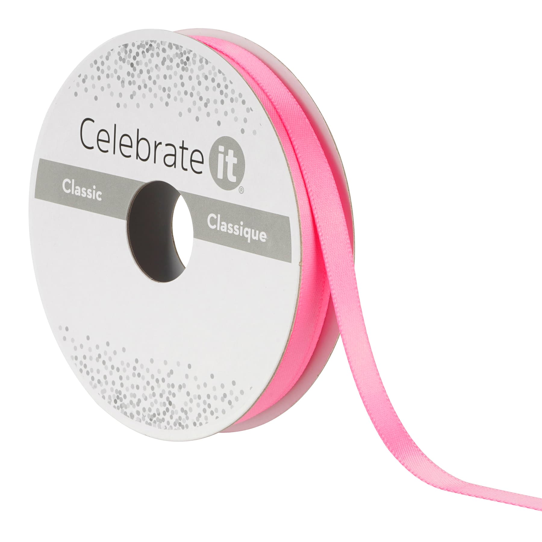 1/4&#x22; x 10yd. Satin Ribbon by Celebrate It&#x2122;
