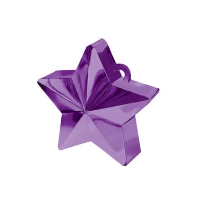 Star Balloon Weight By Mayflower in Purple | 170 g | Michaels®