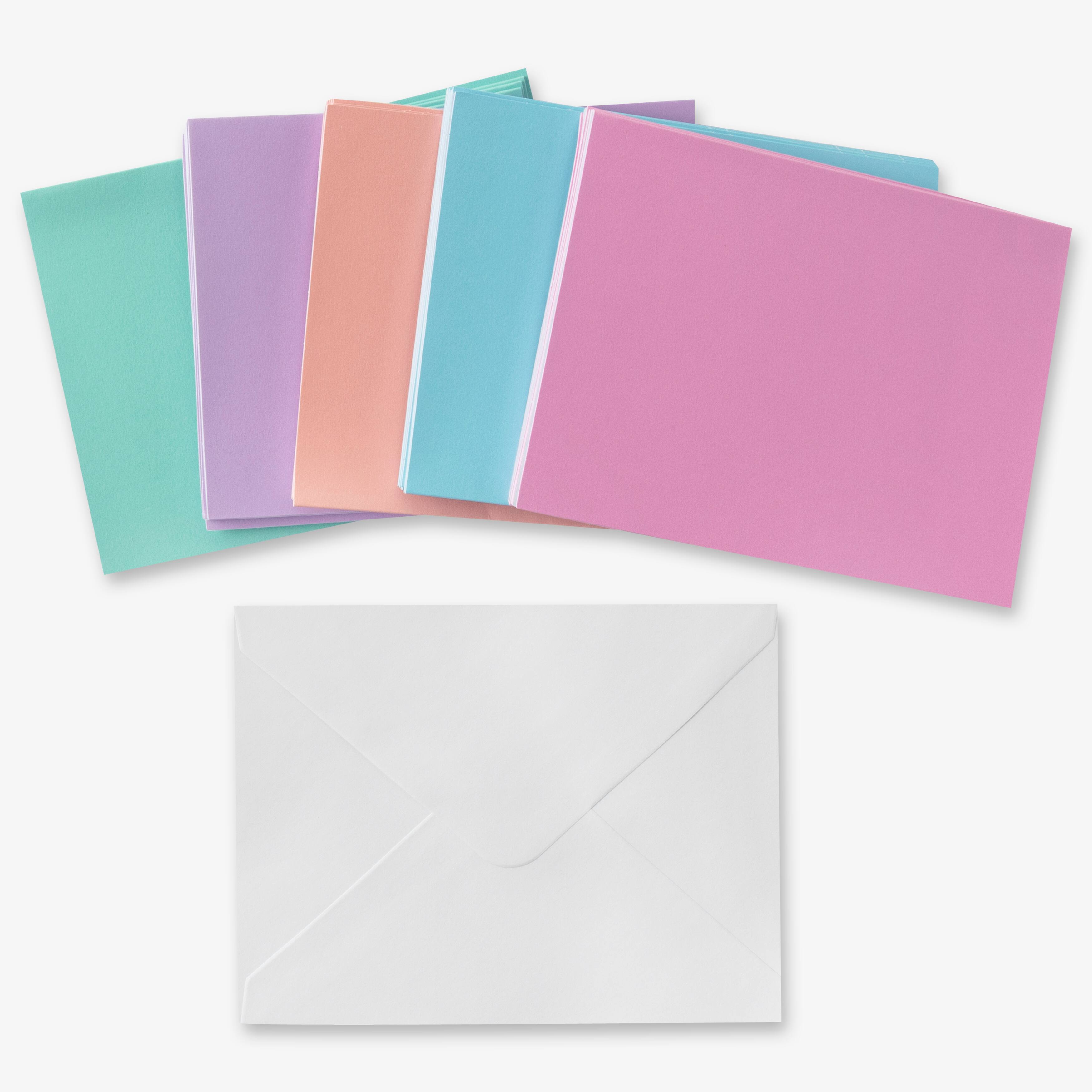 12 Packs: 40 ct. (480 total) 4.25" x 5.5" Shimmer Cards & Envelopes by Recollections™