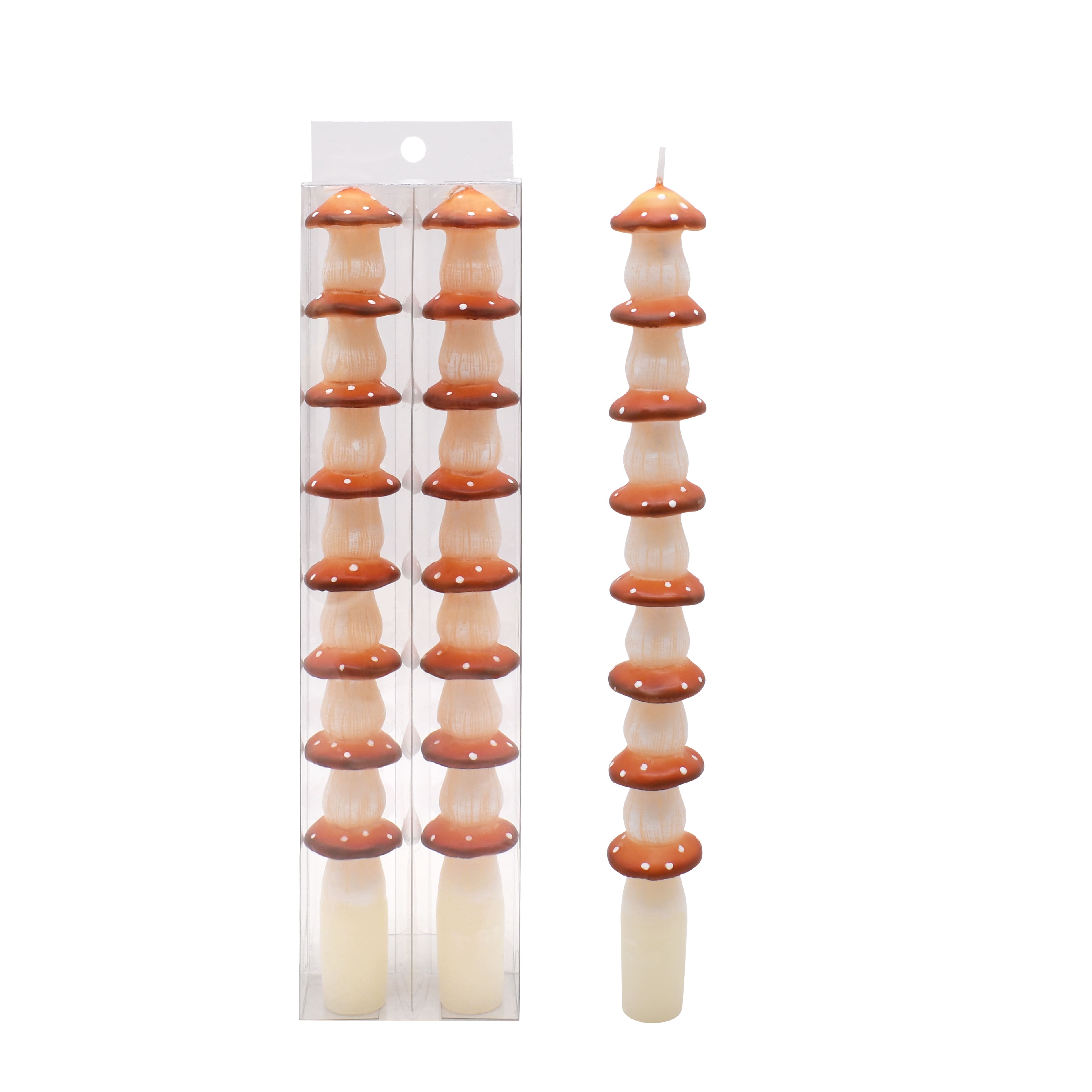 10" Mushroom Taper Candles, 2ct. by Ashland®
