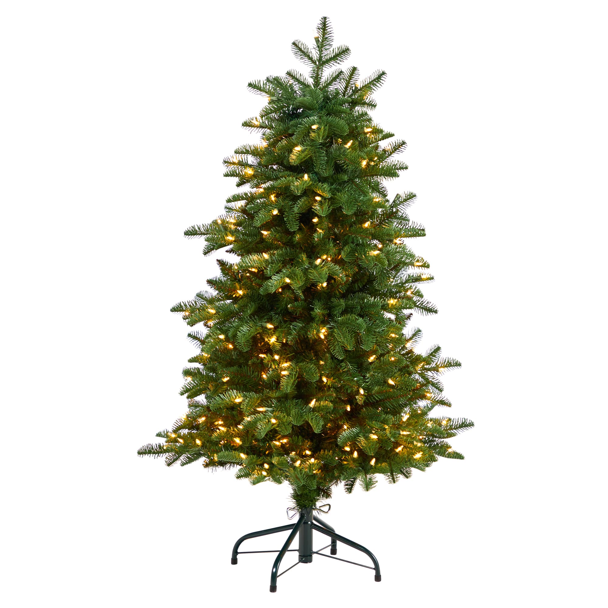 4ft. Pre-Lit South Carolina Fir Artificial Christmas Tree, Clear Lights