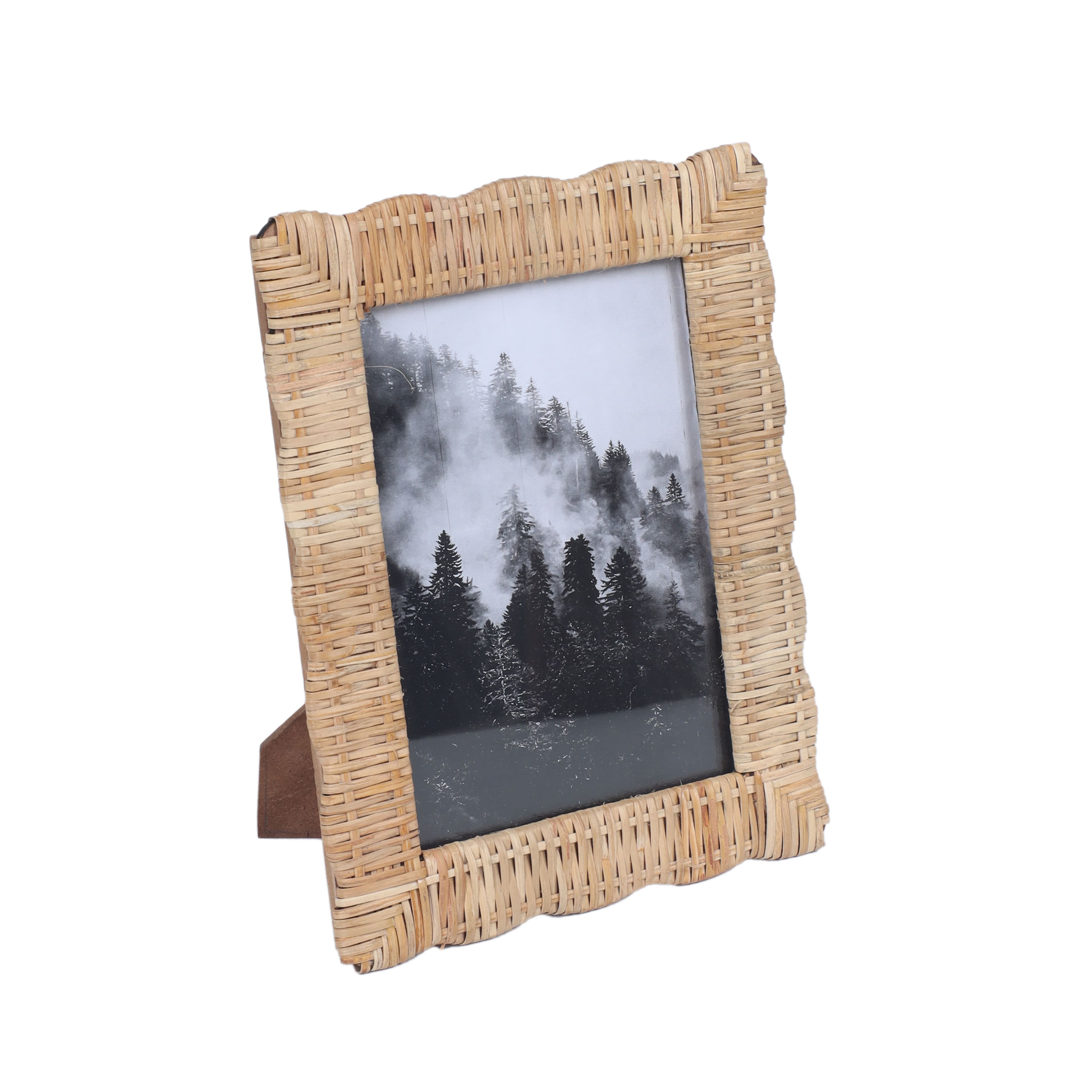 5" x 7" Scalloped Rattan Tabletop Frame, Treasured Finds by Ashland®