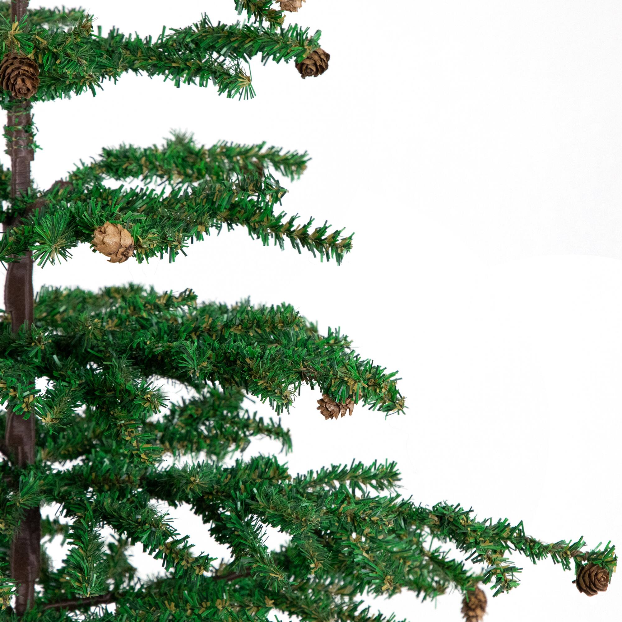 3ft. Unlit Medium Pine Artificial Christmas Tree in Burlap Base