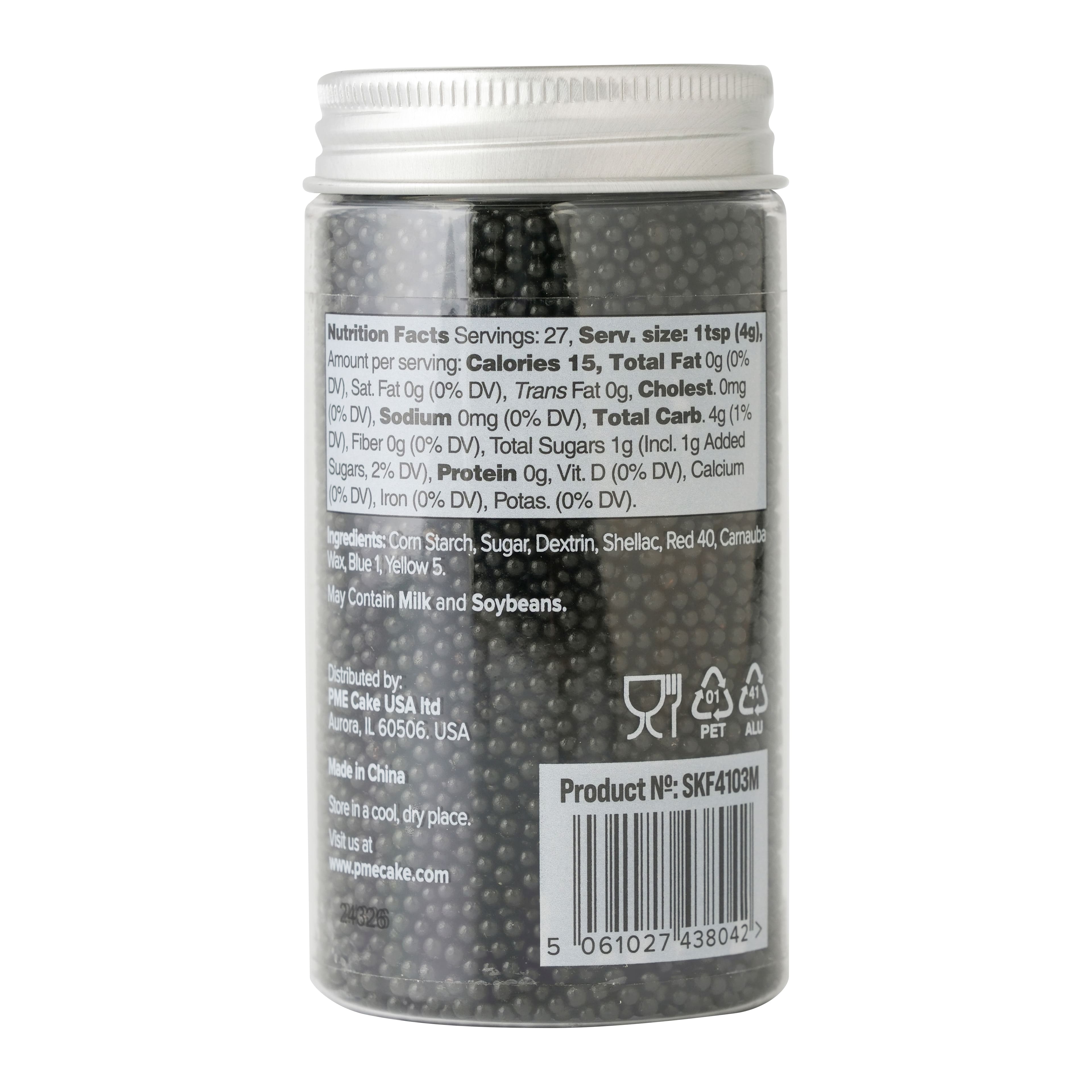 PME Cake Sweet Street&#xAE; 3.8oz. Nonpareils Sprinkles