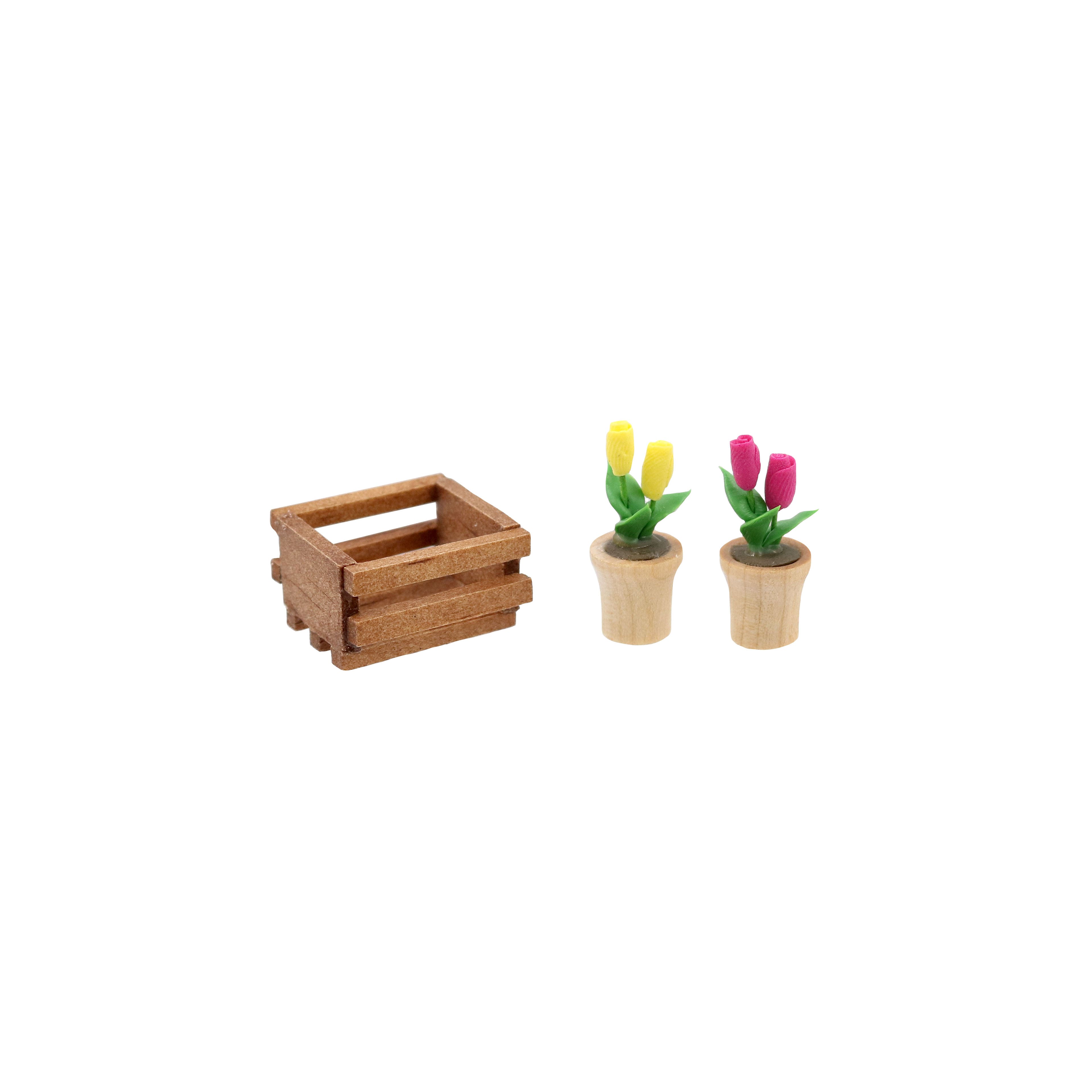 Mini Crate with Roses Decoration by Ashland&#xAE;