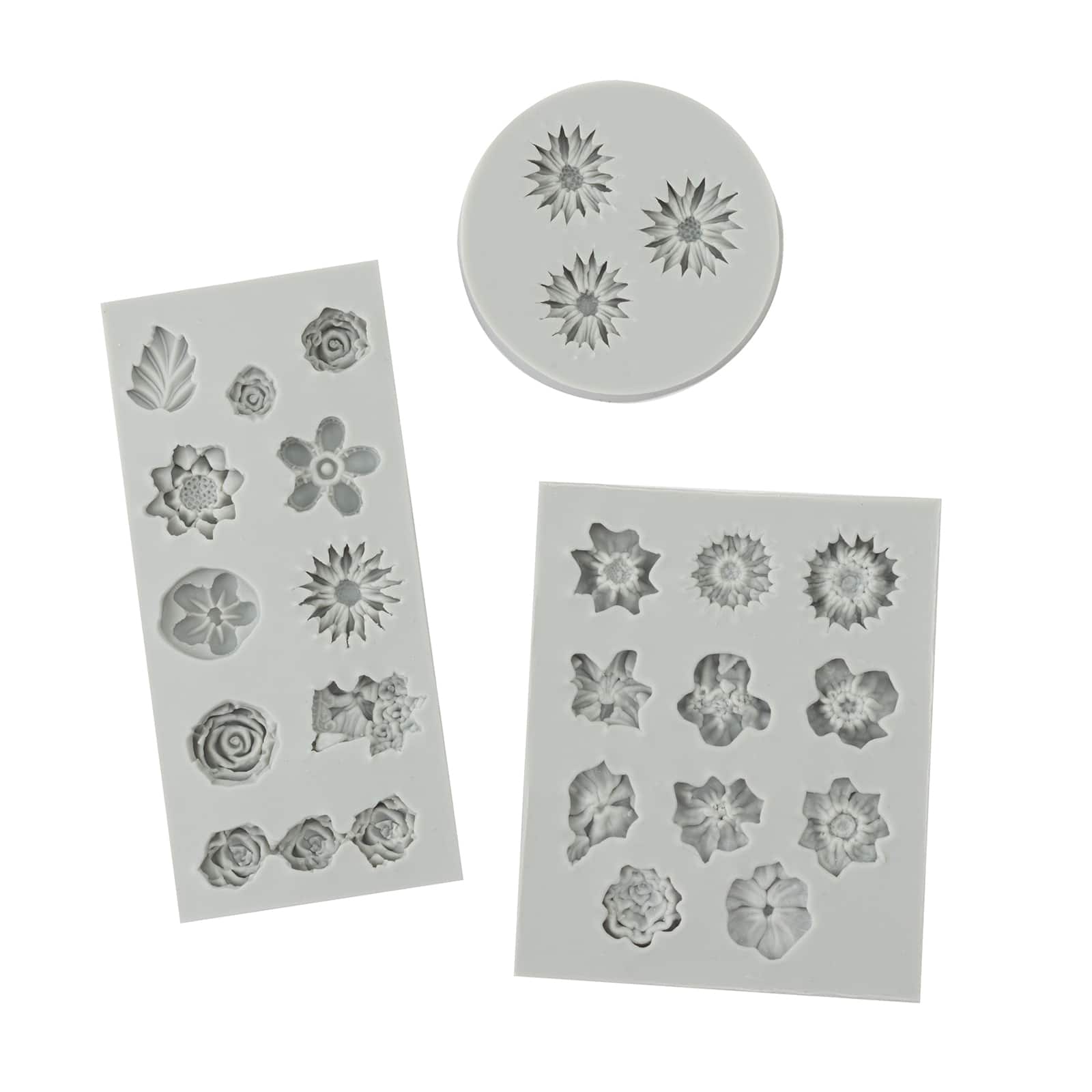 6 Pack: Floral Clay Molds Set by Craft Smart&#xAE;