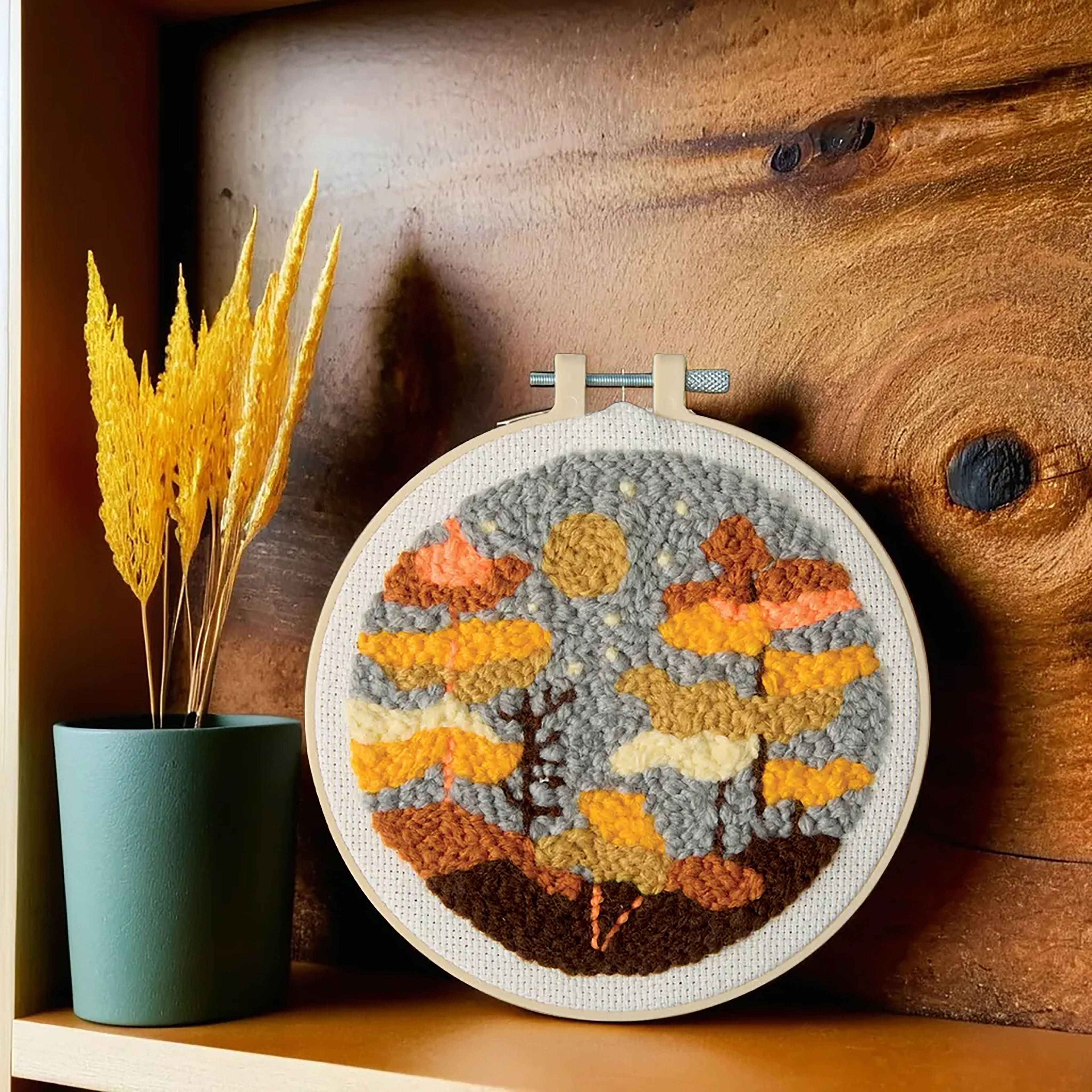 6&#x22; Forest Punch Needle Kit by Loops &#x26; Threads&#xAE;