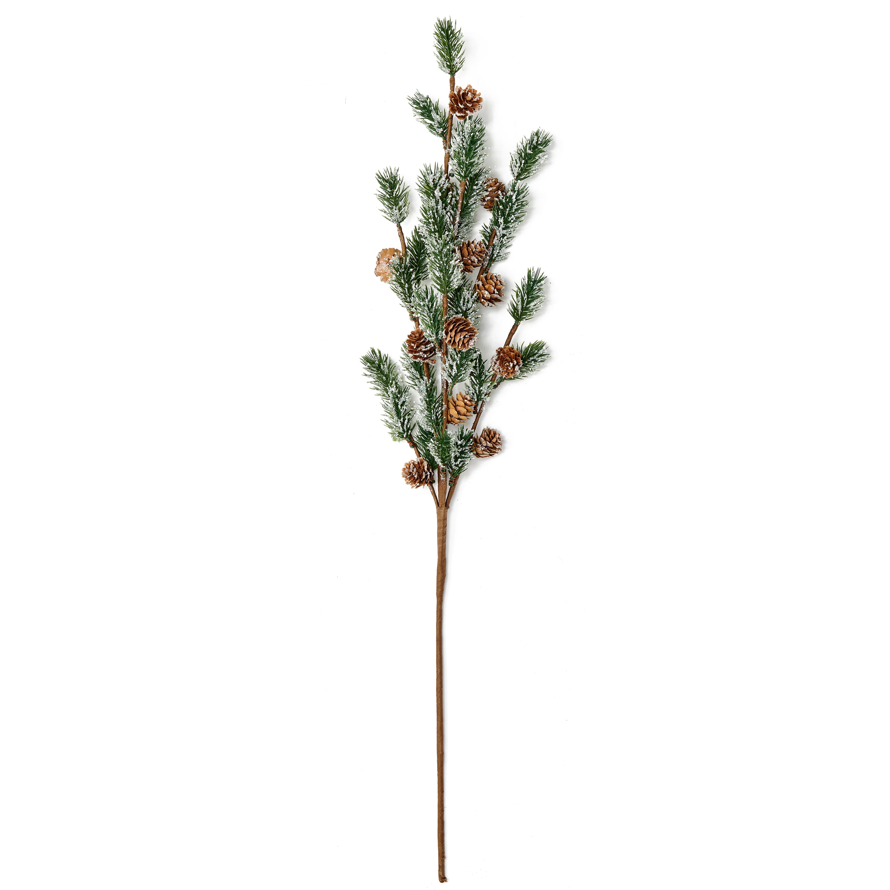 30" Christmas Artificial Icy Pine & Pinecone Spray, 3ct.