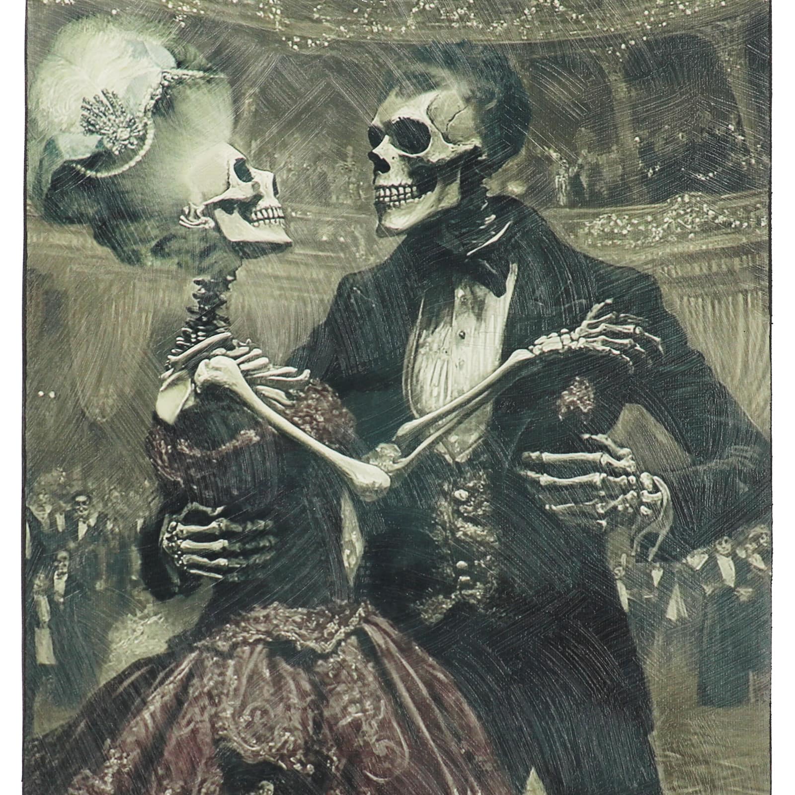14&#x22; Dancing Skeleton Couple Wall Art by Ashland&#xAE;