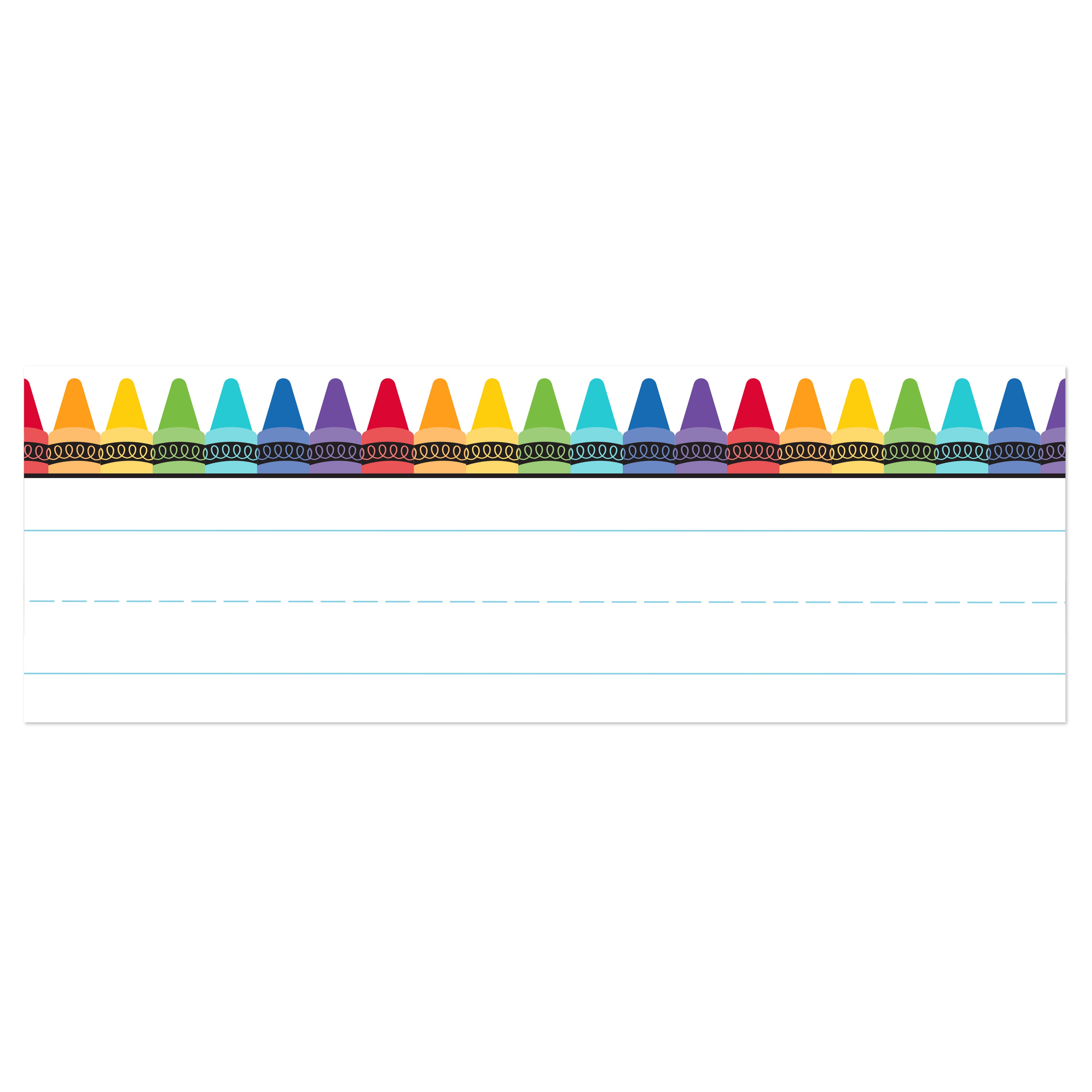 Crayons Name Plates, 24ct. by B2C&#x2122;