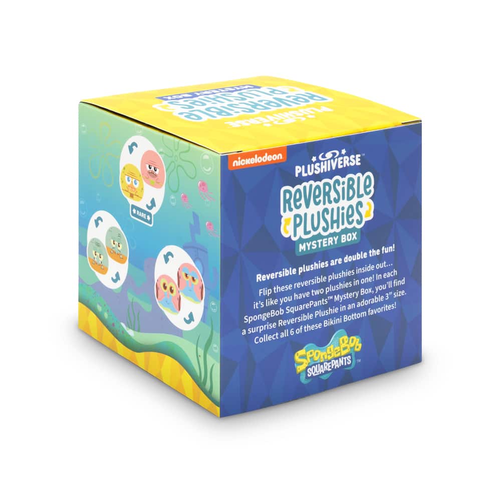 TeeTurtle Plushiverse&#x2122; SpongeBob SquarePants&#x2122; Reversible Plushies Mystery Box, 1pc.