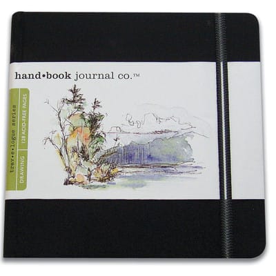 Global Art Travelogue Ivory Black Drawing Handbook Journal | Michaels