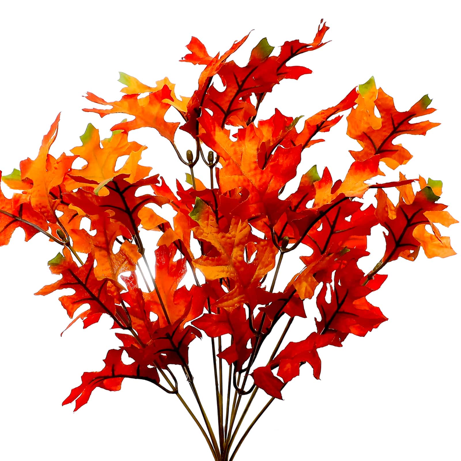 18.5&#x22; Orange Oak Leaf Bush by Ashland&#xAE;