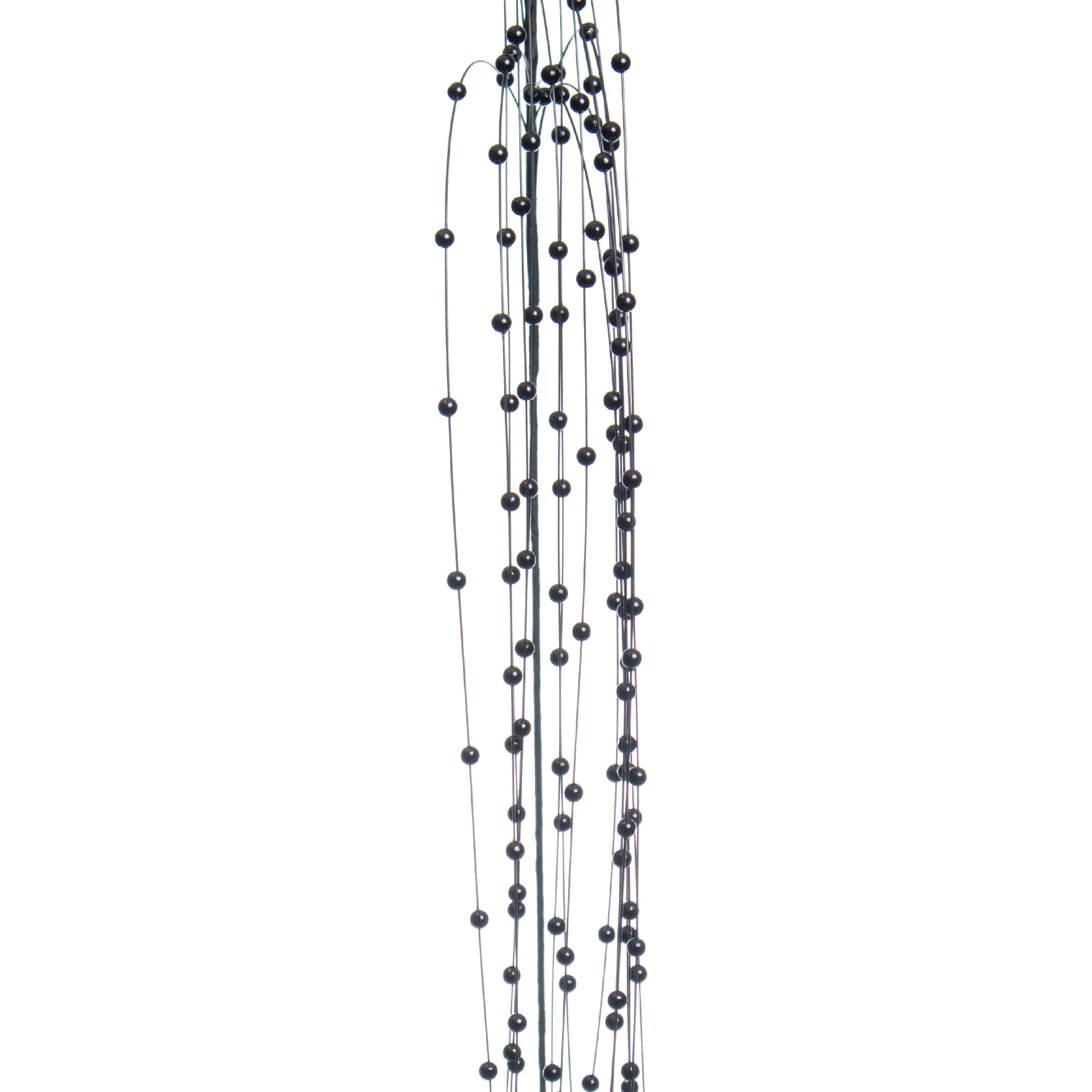 Tige de perles noires suspendues de 101,6&#xA0;cm d&#x2019;Ashland