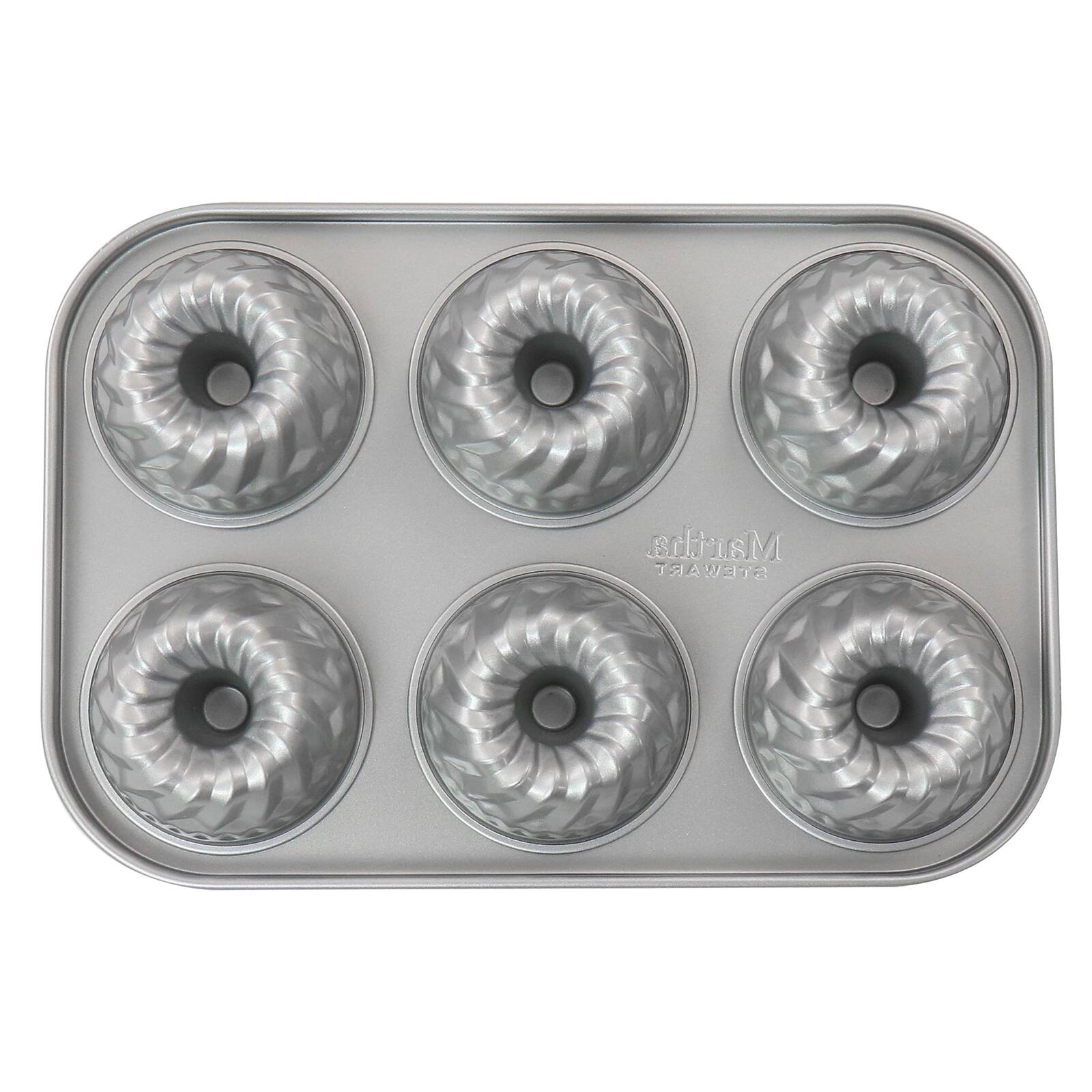 Martha Stewart 6-Cup Carbon Steel Doughnut Pan