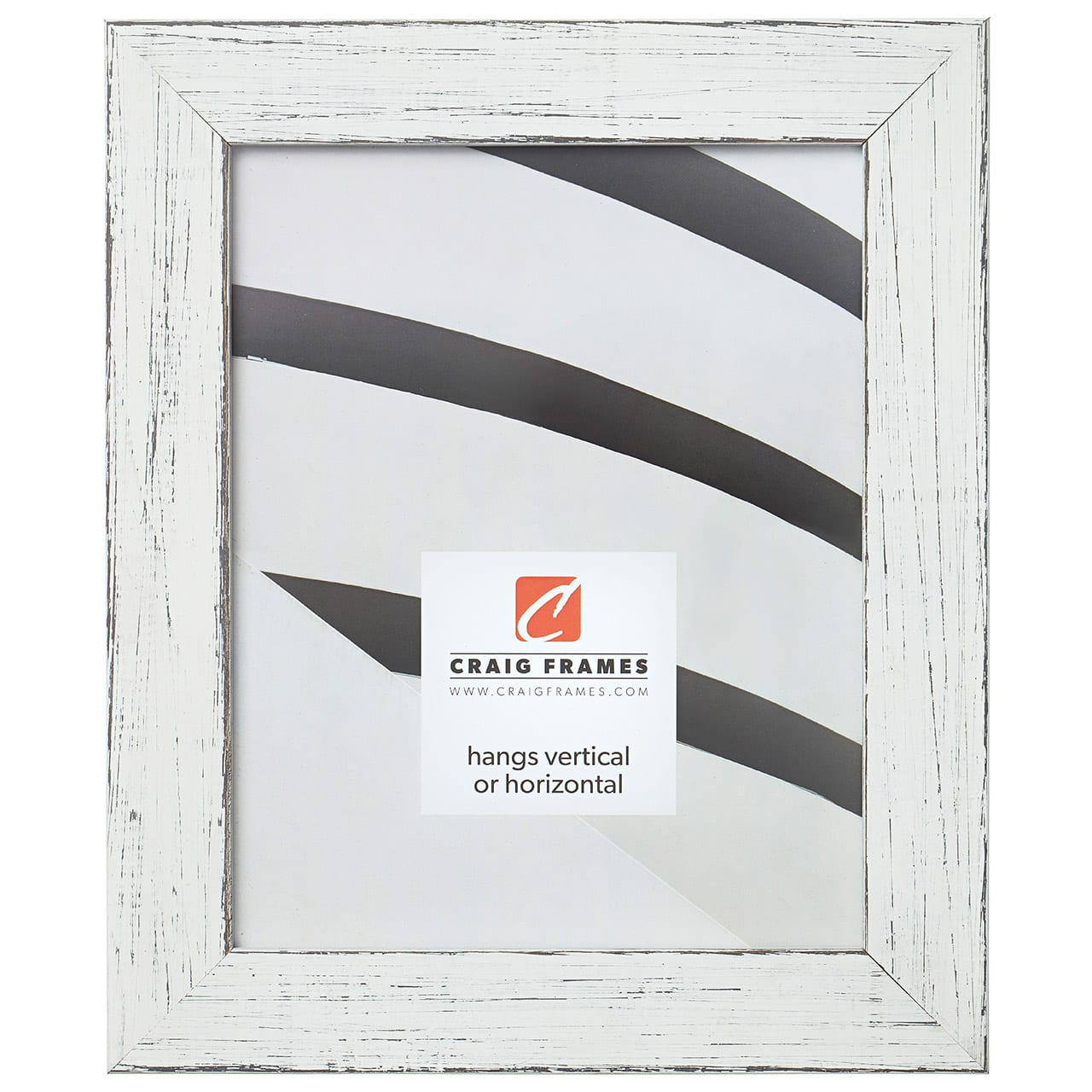 Craig Frames Jasper Marshmallow White Picture Frame