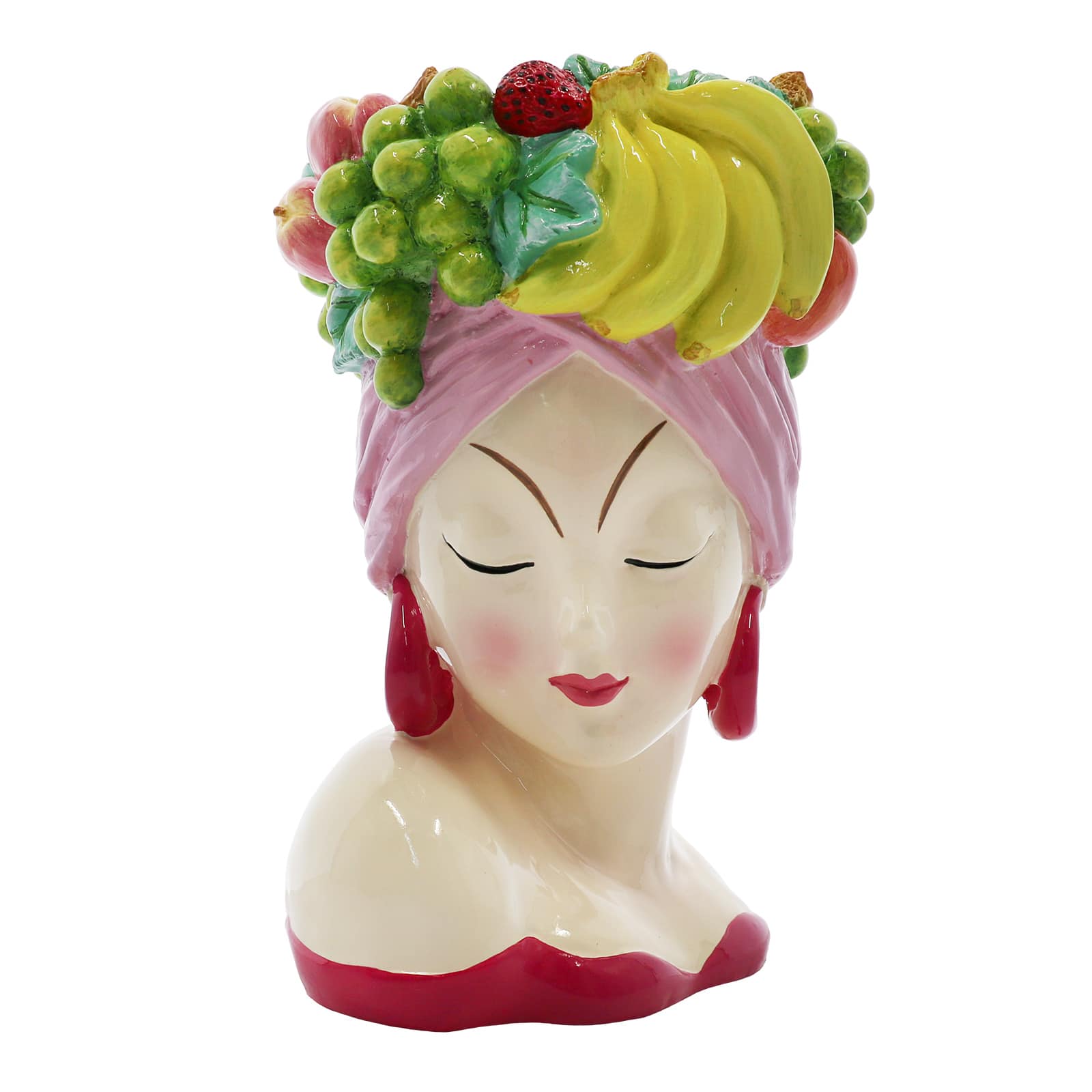 9.5&#x22; Lady with Fruit Hat Container by Ashland&#xAE;