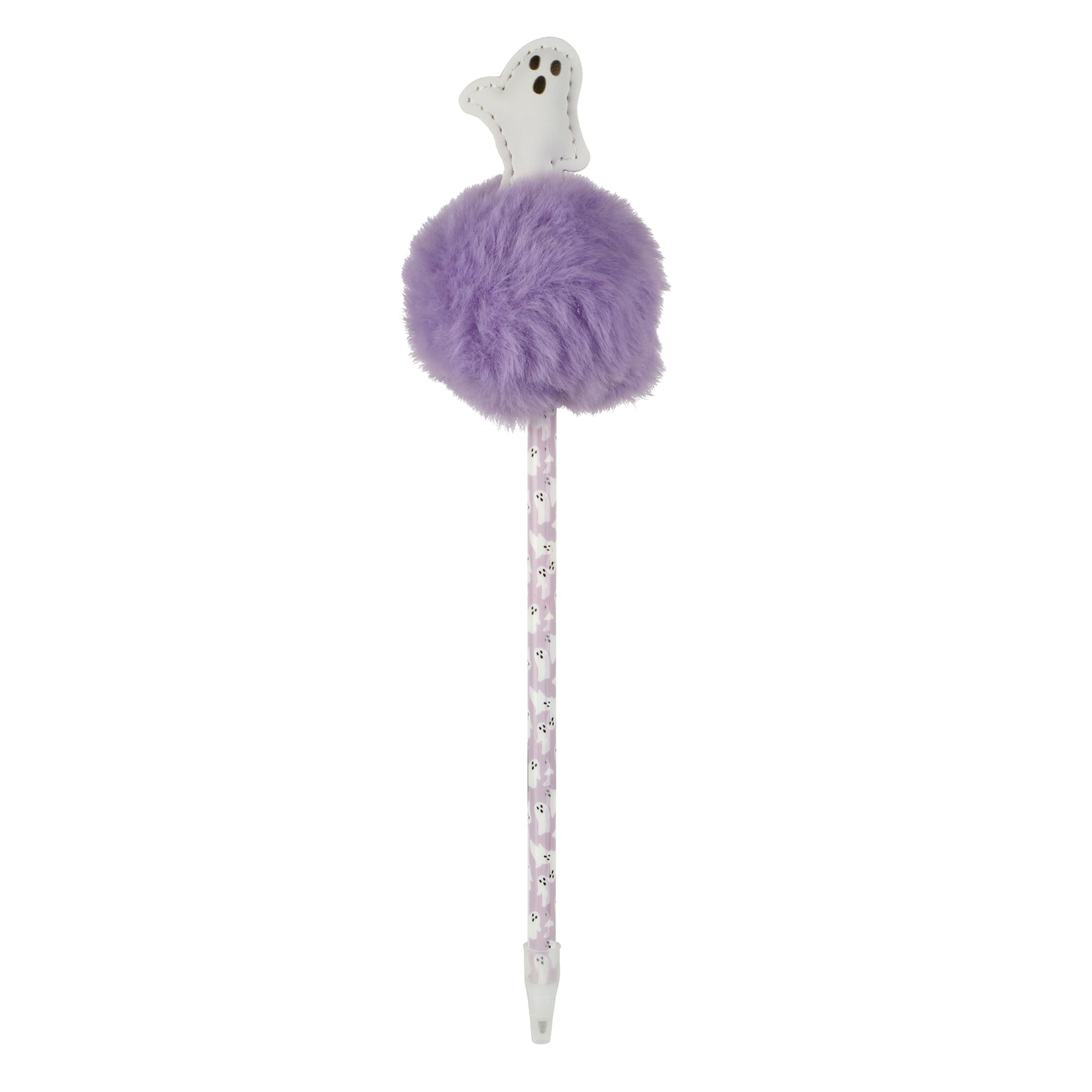 8&#x22; Purple Ghost Pom Pom Pen by Creatology&#x2122;