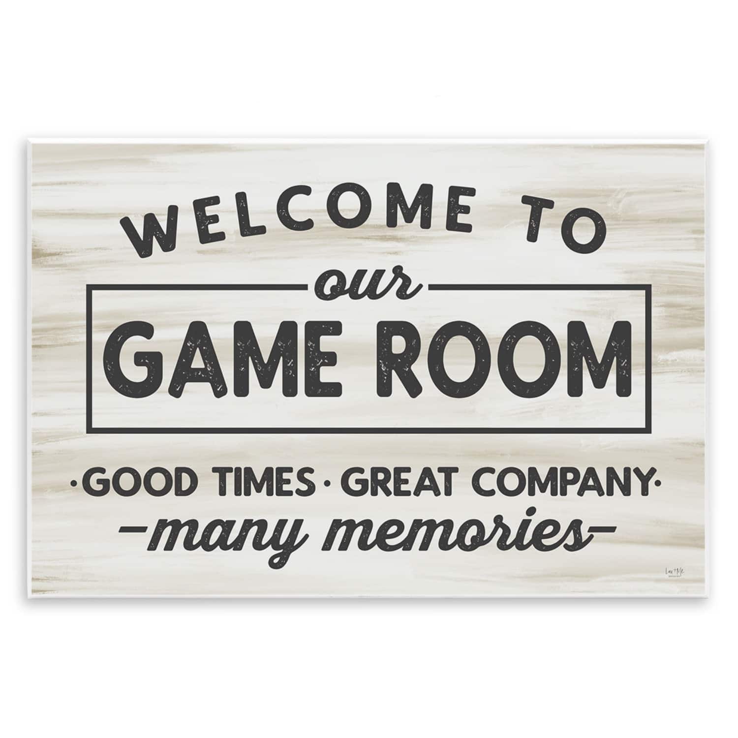 Stupell Industries Welcome To Game Room Wall Plaque Art