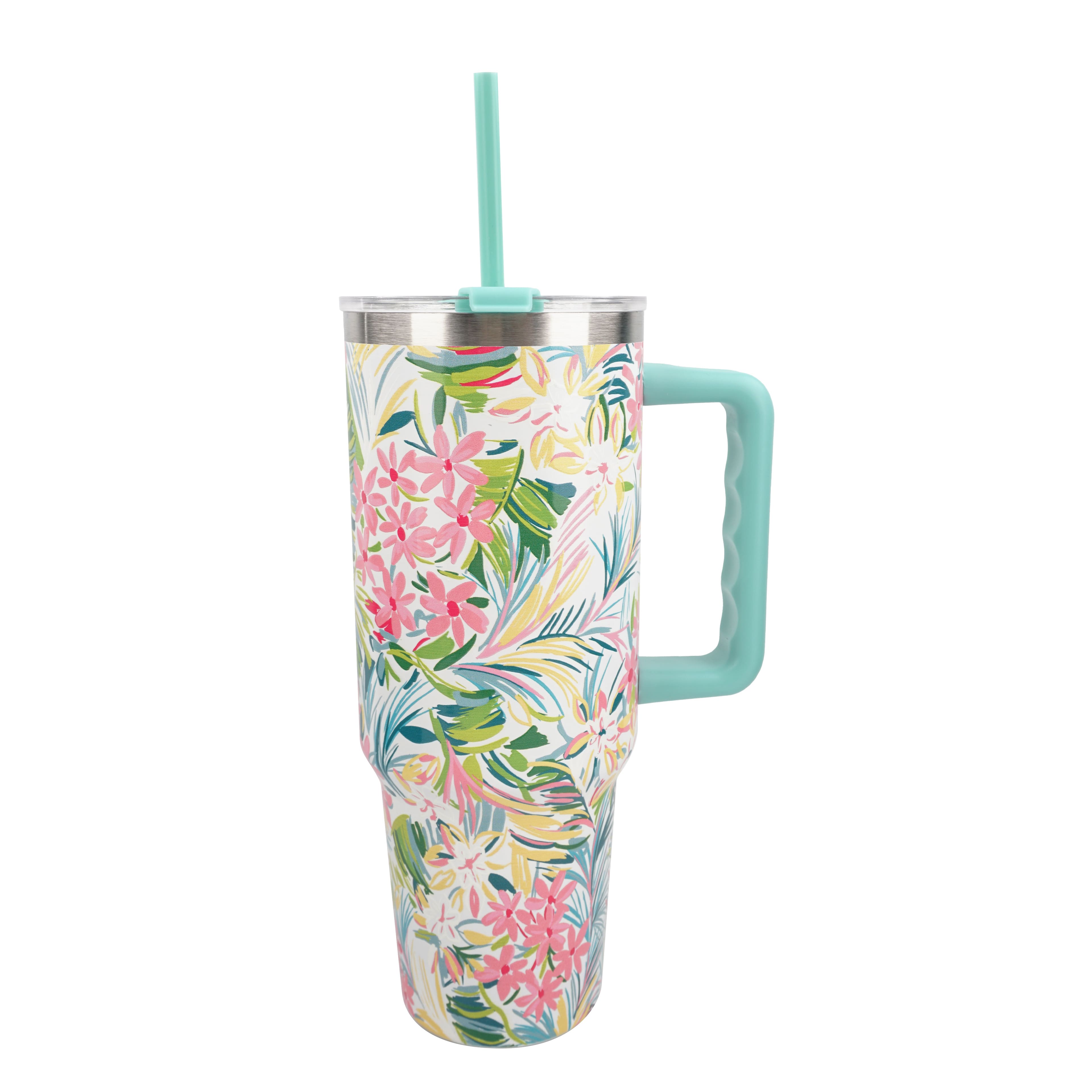 40oz. Tropical Toss Stainless Steel Insulated Tumbler by Celebrate It&#x2122;