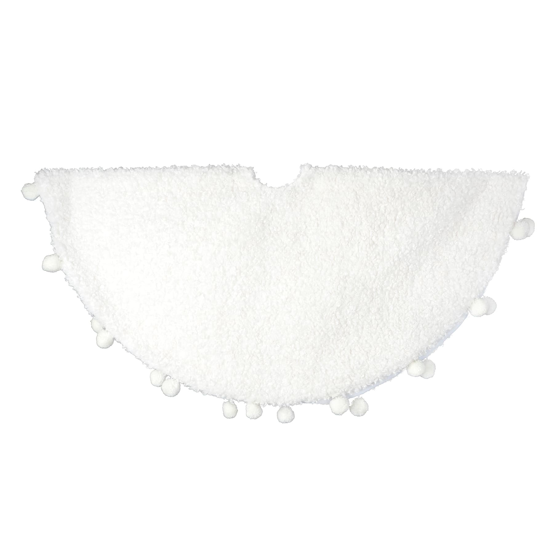 4ft. White Faux Fur Tree Skirt by Ashland&#xAE;