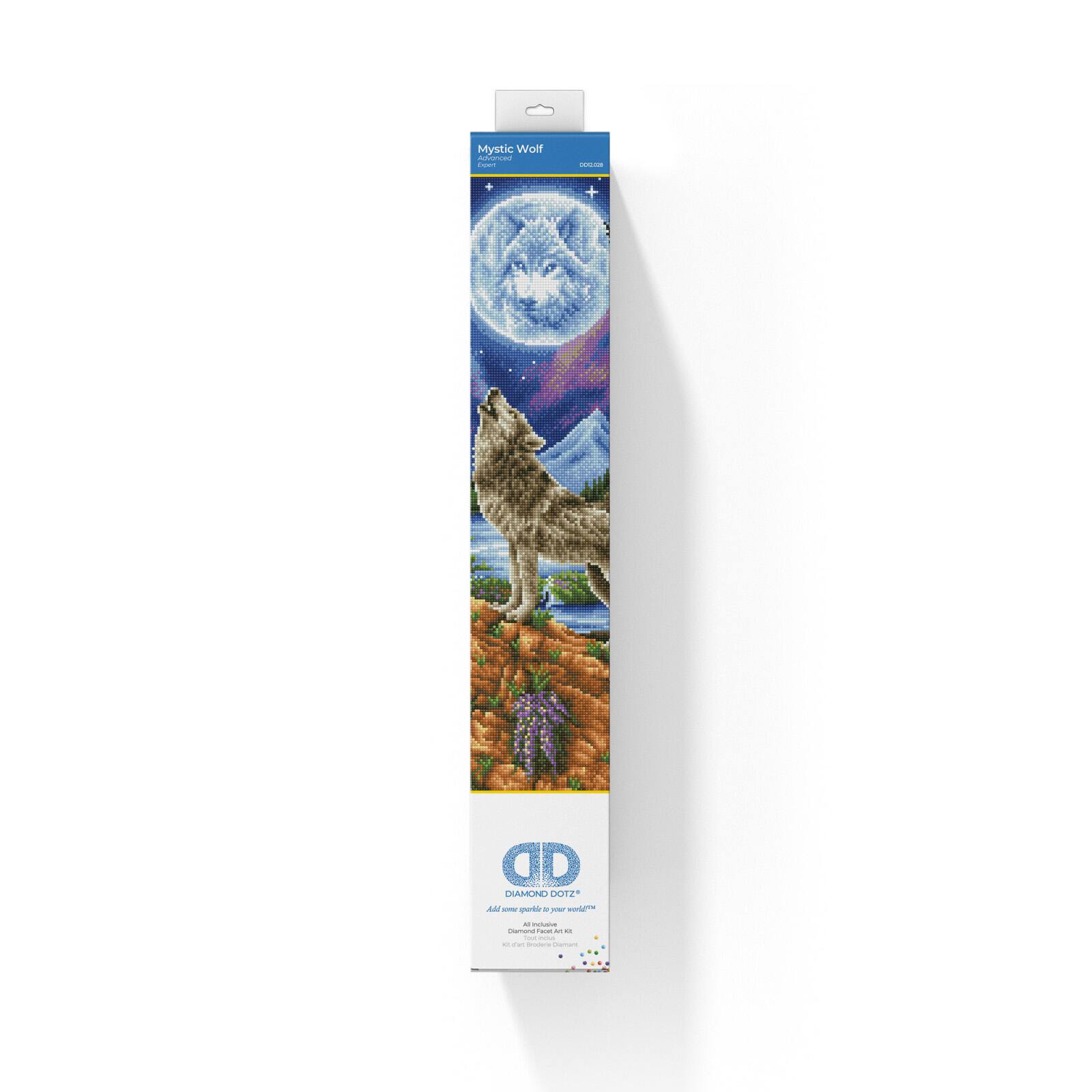 Diamond Dotz&#xAE; Advanced Mystic Wolf Diamond Painting Kit