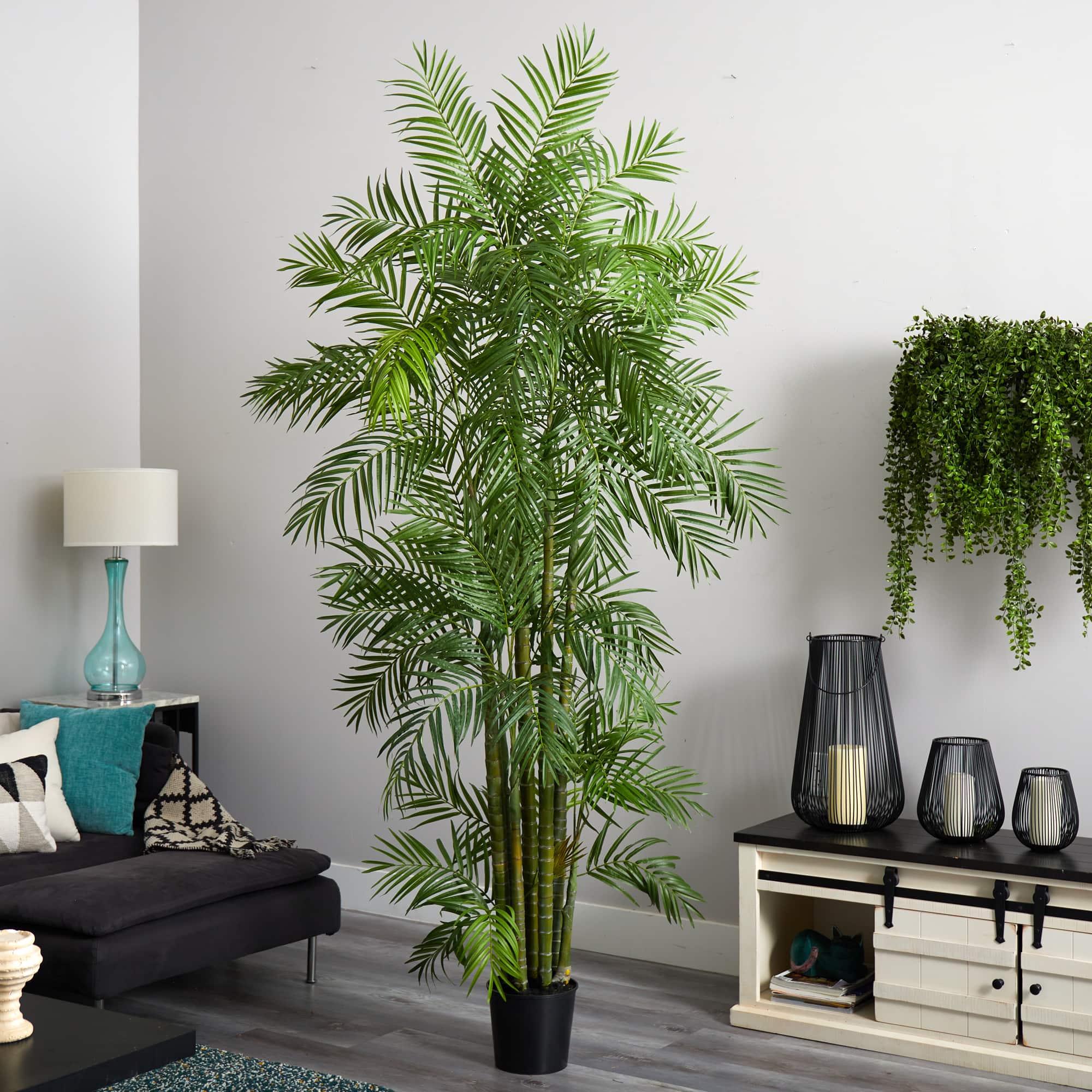 7ft. Potted Areca Silk Palm Tree