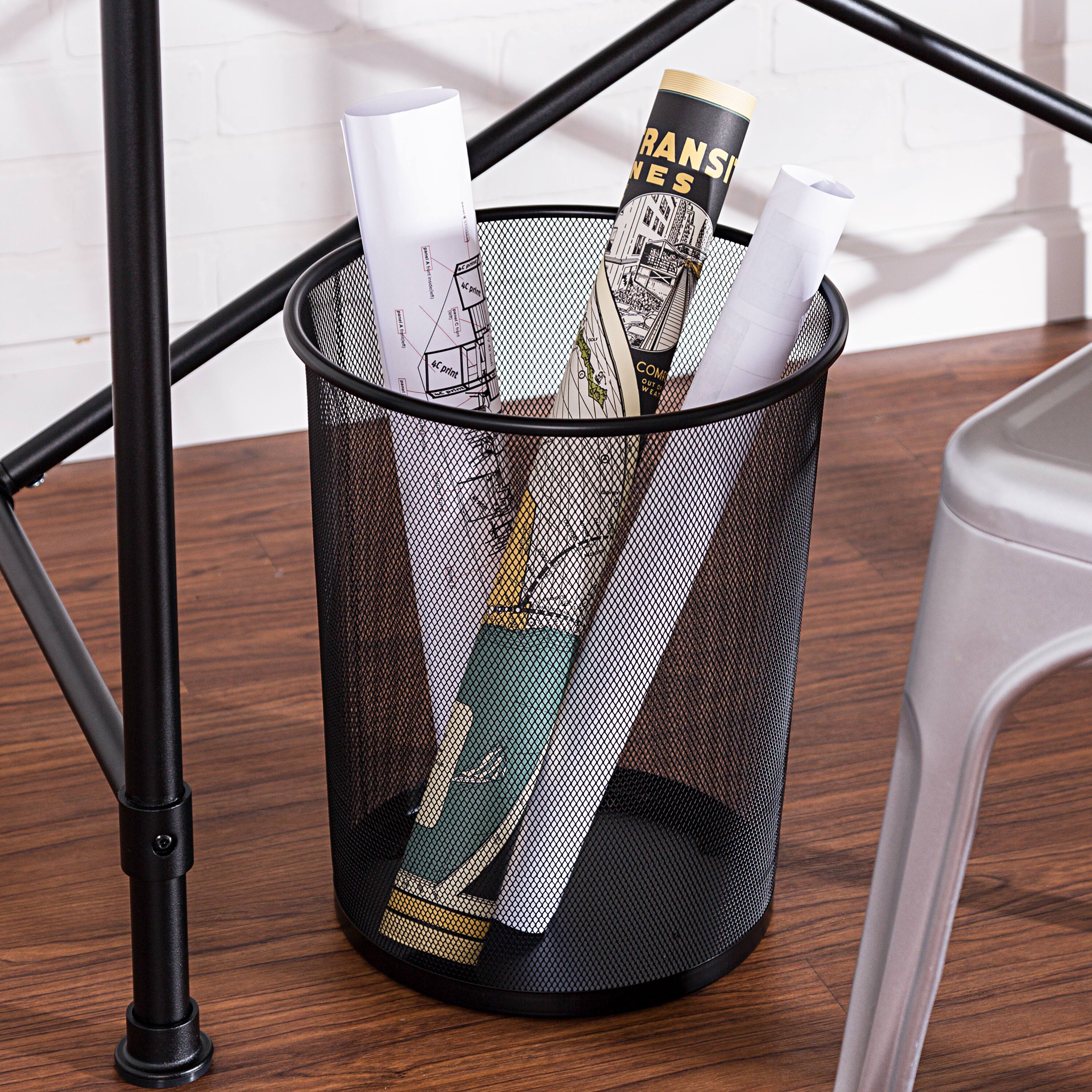 Honey Can Do 18L Mesh Metal Trash Can